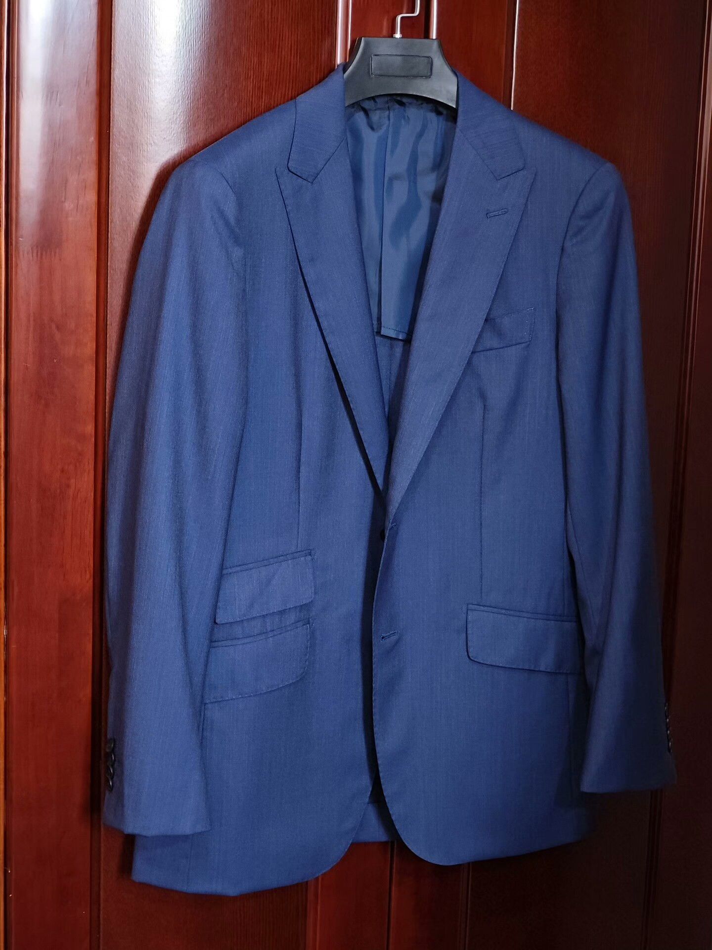 United Arrows Elegant Blue Wool Suit Jacket Size US S / EU 44-46 / 1 - 1 Thumbnail