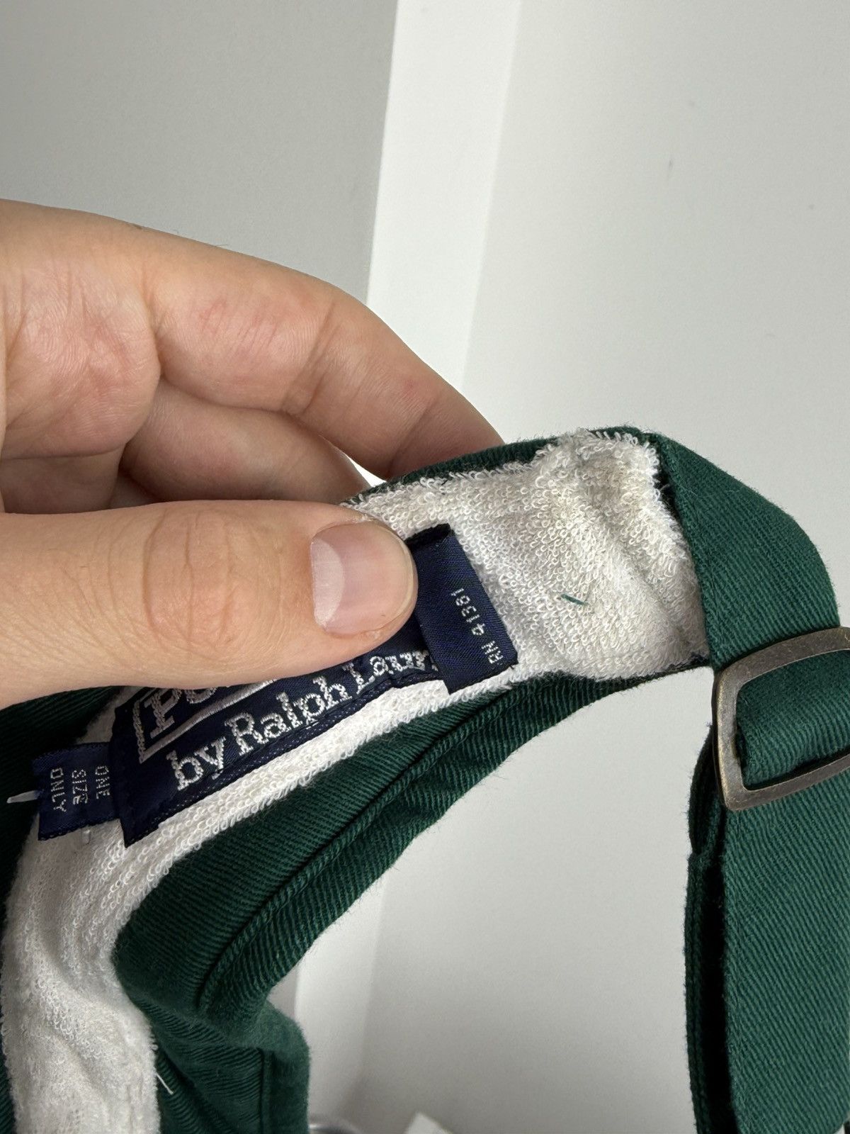 Polo Ralph Lauren Vintage 90s Polo Ralph Lauren Cap Size ONE SIZE - 6 Thumbnail