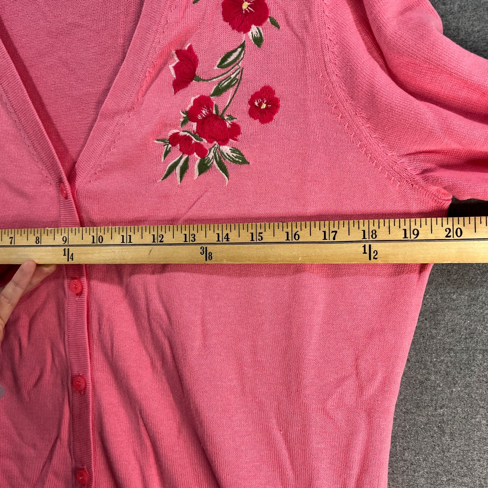 Isaac Mizrahi Isaac Mizrahi LIVE! Button-Front Sweater Cardigan Size M / US 6-8 / IT 42-44 - 8 Thumbnail