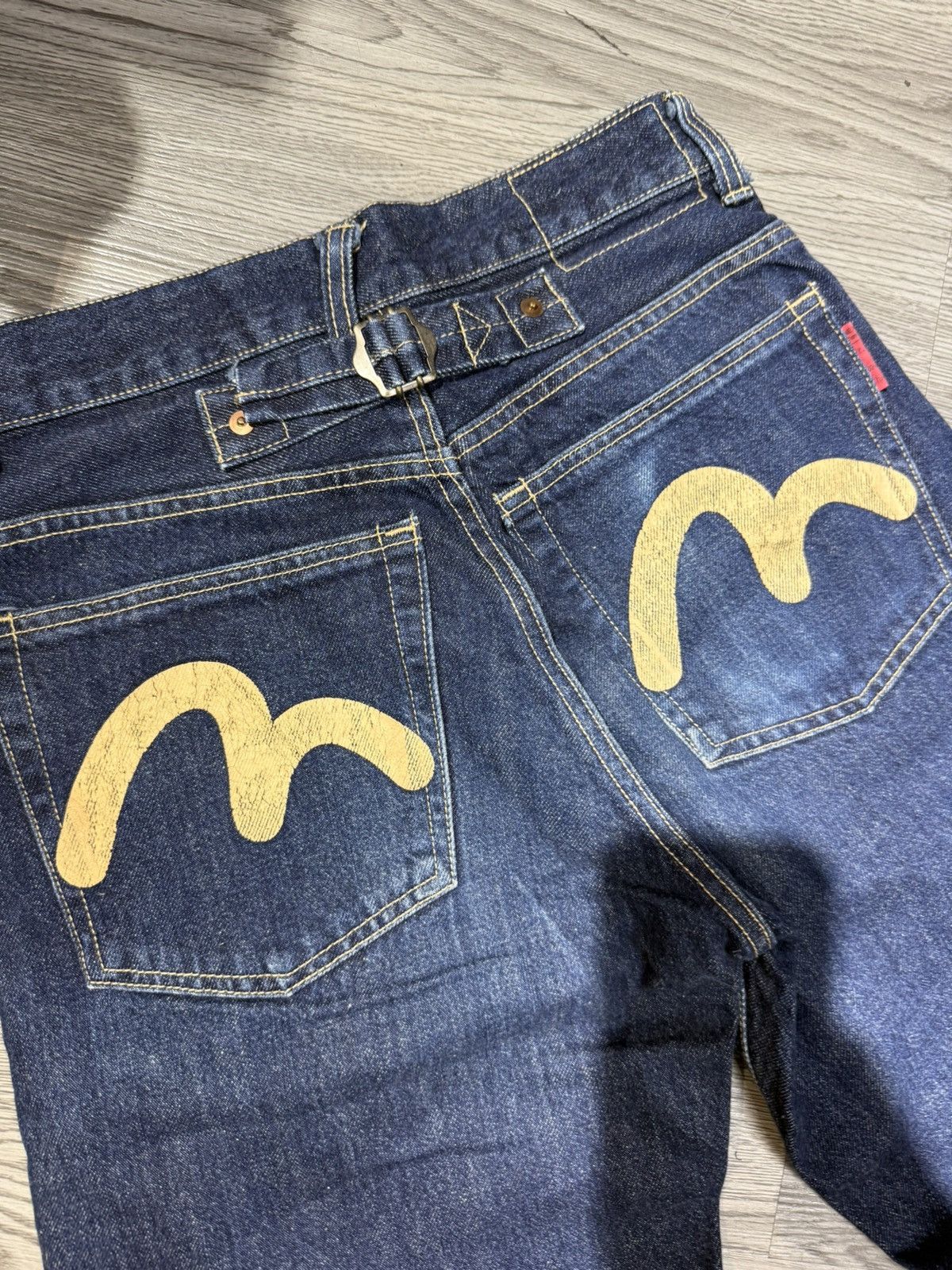 Japanese Brand 90’s JAPANESE BRAND POCKET LOGO Y2K RETRO DENIM PANTS Size US 28 / EU 44 - 4 Thumbnail