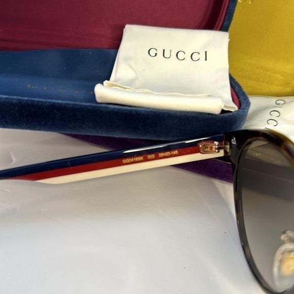 Gucci 💯 - New Authentic Gucci GG0416SK00355 GG0416SK Ladies Sungl Size ONE SIZE - 4 Thumbnail