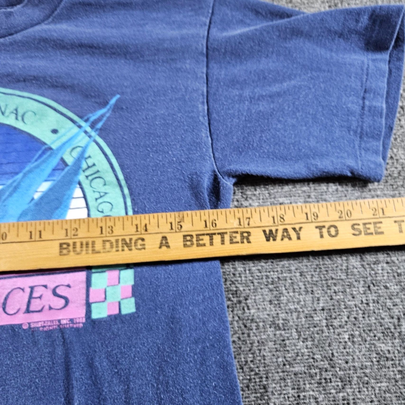 Vintage VINTAGE Belton Yacht Races Shirt Mens Small Blue Port Huron Mackinac Chicago 80s Size US S / EU 44-46 / 1 - 7 Thumbnail