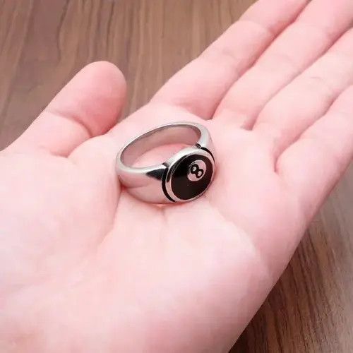 VIBE Pool eight ball ring Size ONE SIZE - 3 Thumbnail