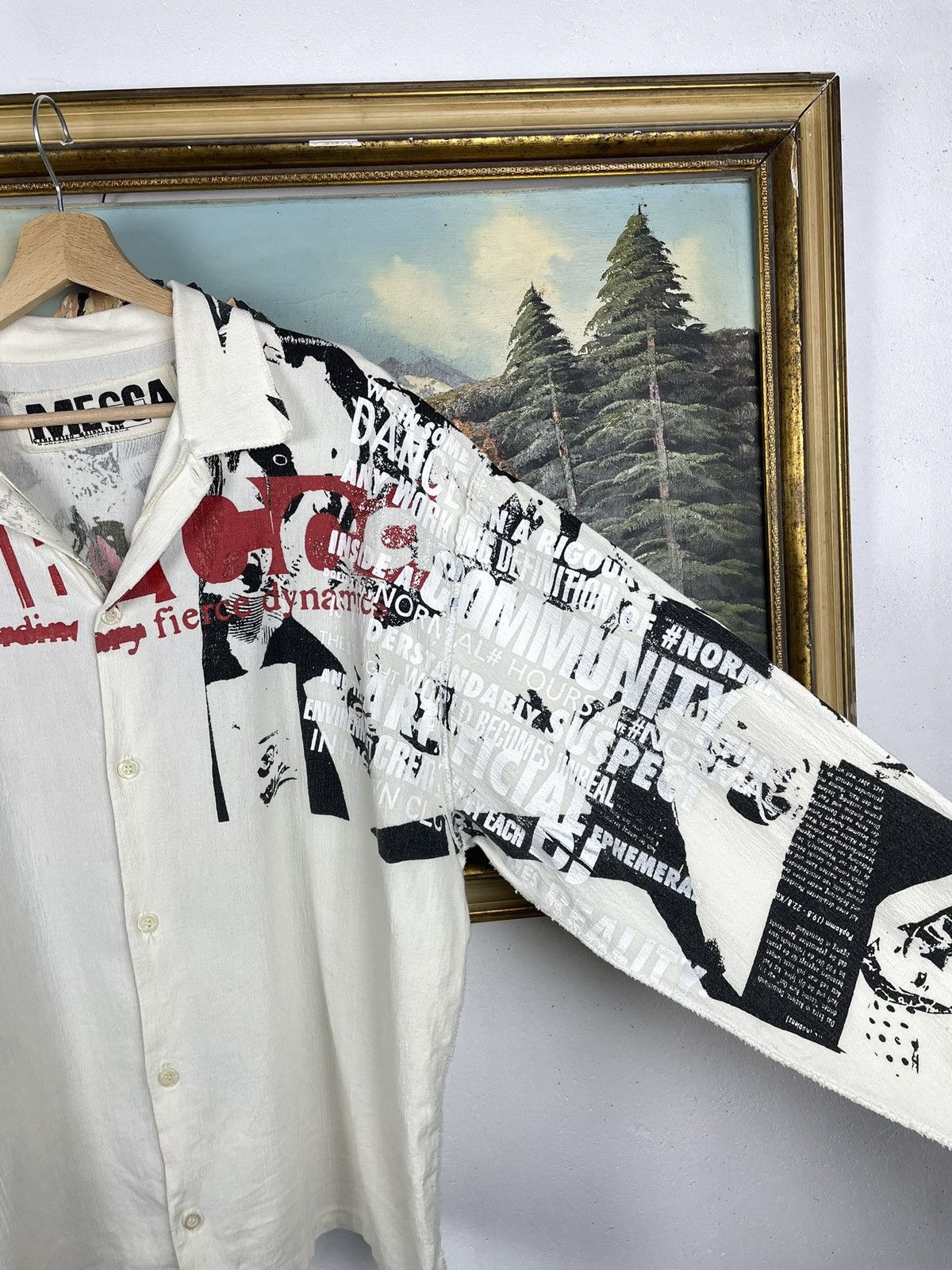 Affliction Affliction Avant Garde Y2k Vintage Shirt Cyber Opium Swag Size US XL / EU 56 / 4 - 7 Thumbnail