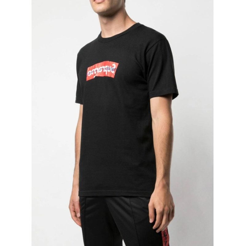 Zara Supreme X Comme Des Garcons Black Crew Neck Tshirt Size US M / EU 48-50 / 2 - 1 Thumbnail