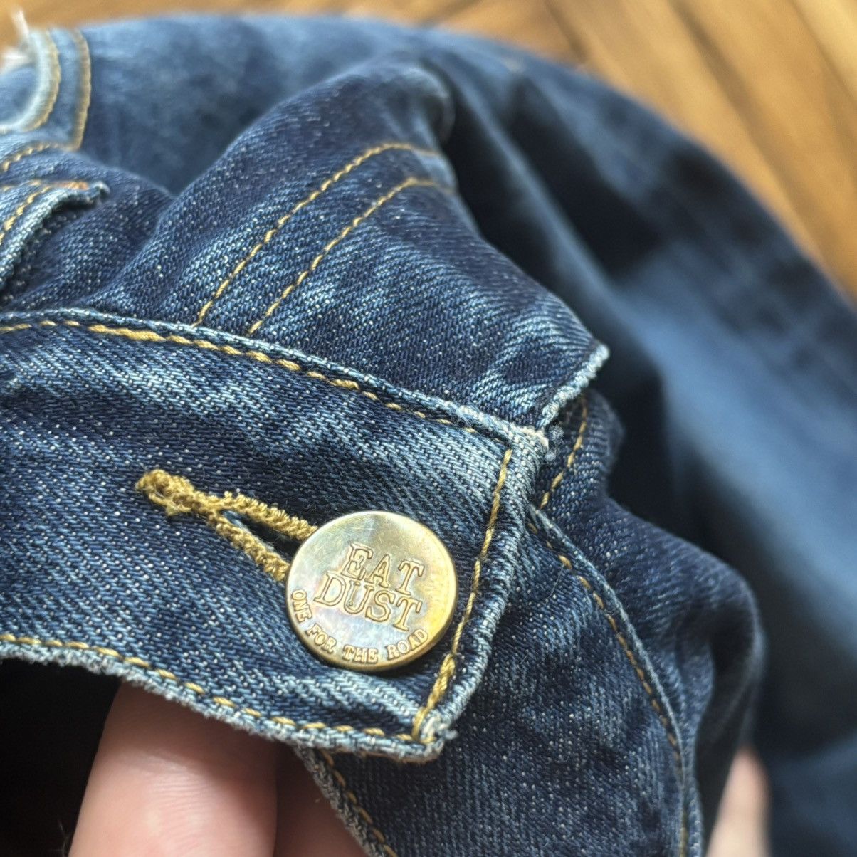 Eat Dust Vintage Japanese Eat Dust 673 Selvedge Denim Jeans Grunge Size US 30 / EU 46 - 7 Thumbnail