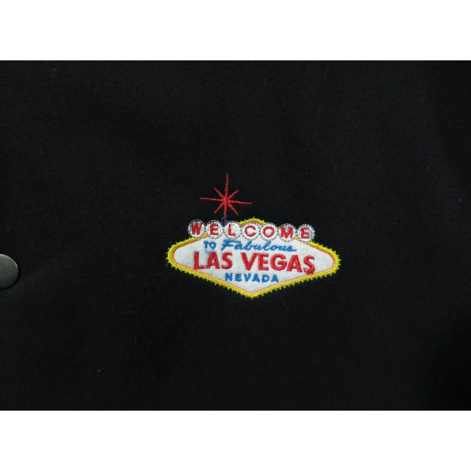 Vintage VINTAGE The Strip Jacket Men M Gray/Black Fleece Full Zip Casual Mid-Length Stand-Up Collar Size US M / EU 48-50 / 2 - 3 Thumbnail