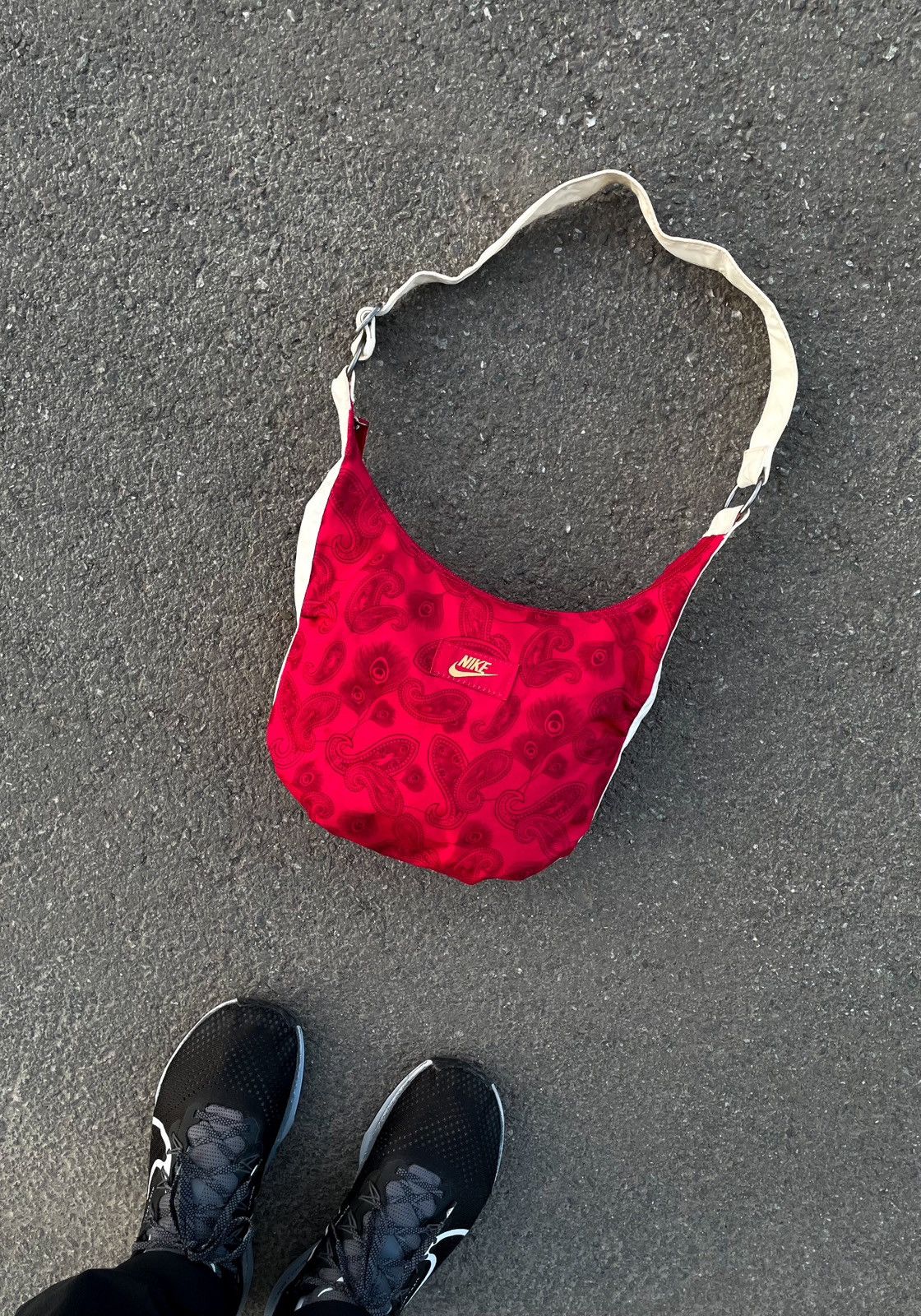 Vintage 🔥 Vintage Nike Crossbody Shoulder Bag Nylon Messenger Y2k🔥 Size ONE SIZE - 7 Thumbnail