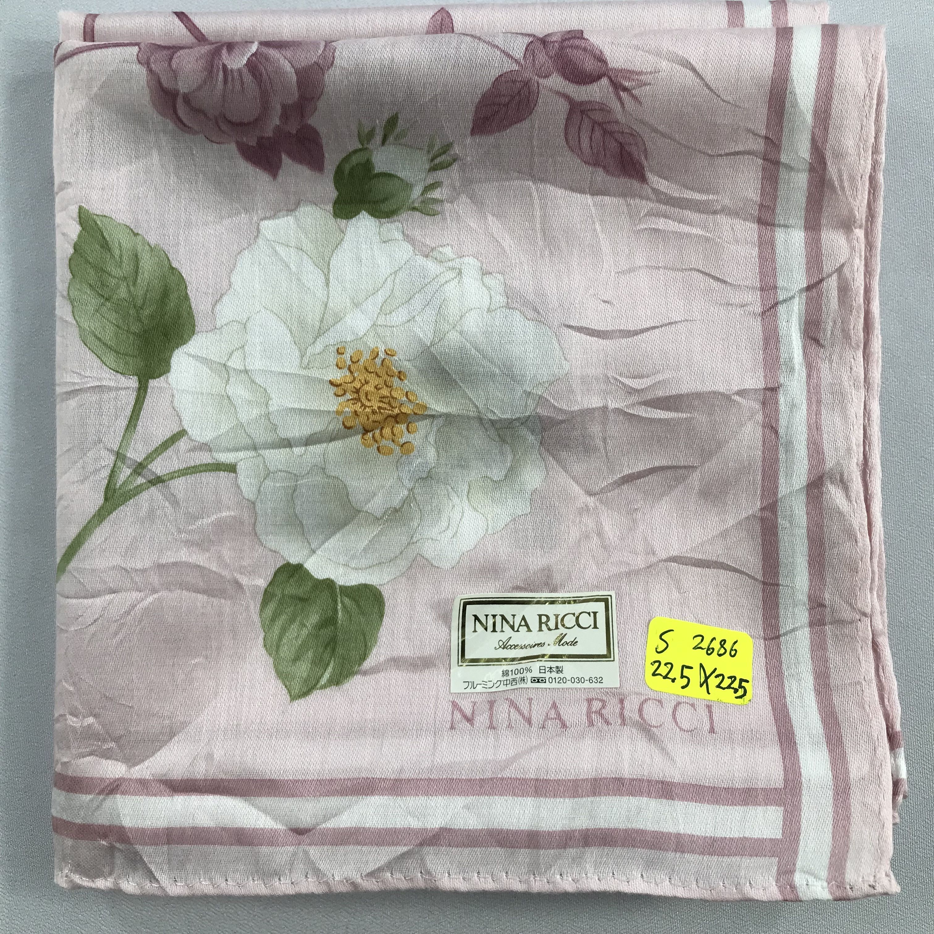 Nina Ricci × Vintage Nina Ricci Bandana / Handkerchief / Neckerchief - S2686 Size ONE SIZE - 4 Thumbnail