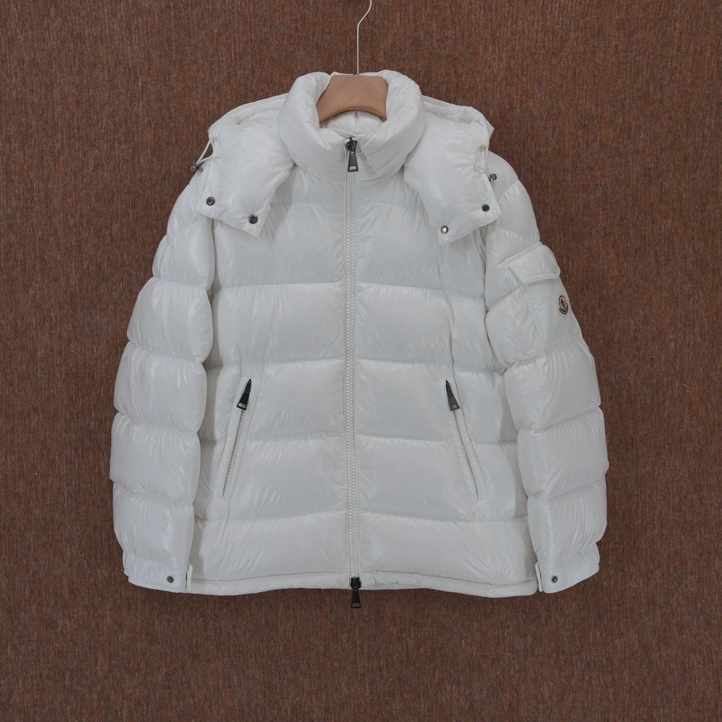 Moncler Moncler Down White Heavy Coat s Men Size US S / EU 44-46 / 1 - 1 Thumbnail