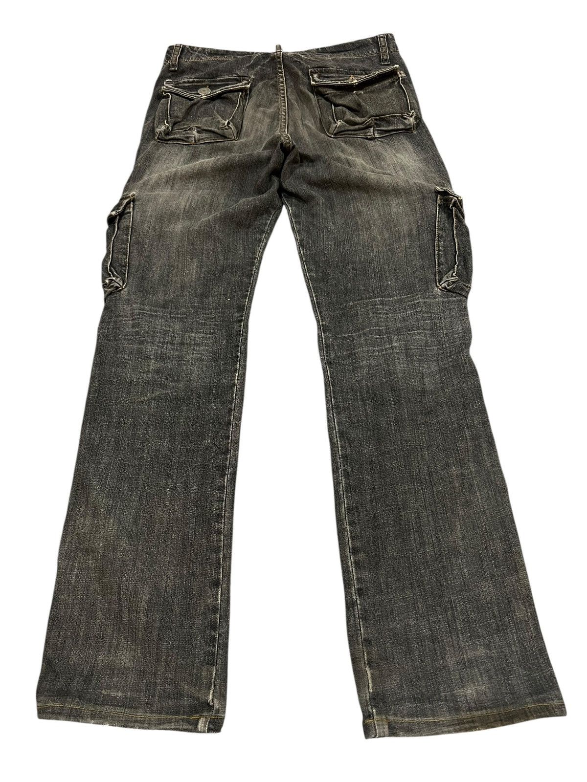 Japanese Brand Vintage Japanese Brand Global Work Bondage Distress Jean Size US 30 / EU 46 - 2 Thumbnail