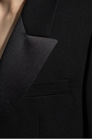 Saint Laurent Paris o1bcso1str1024 Tuxedo Jacket in Black Size US M / EU 48-50 / 2 - 5 Thumbnail