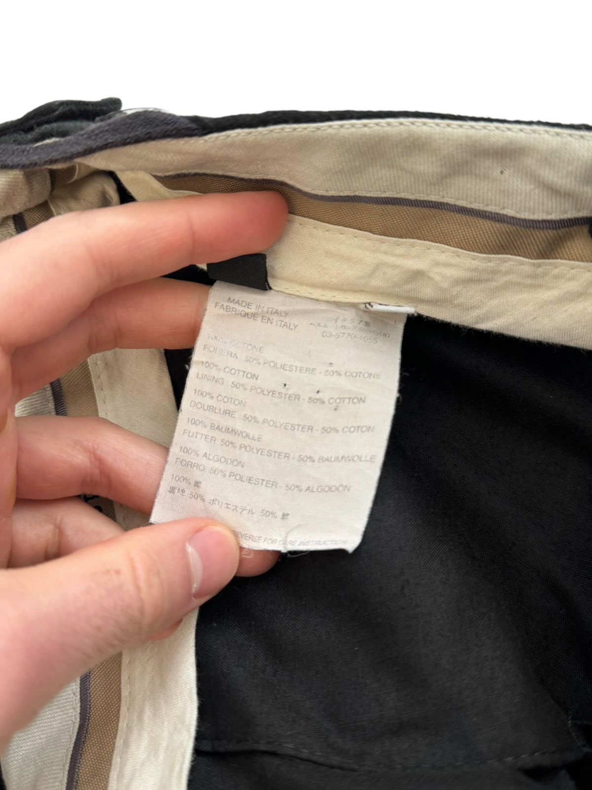 Helmut Lang Sz50 Bondage 2004 Strap Cargo Felted Cotton Trouser Size US 34 / EU 50 - 12 Thumbnail