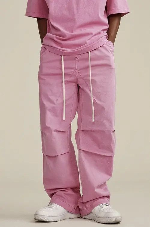 Other Pink Stacked Sweatpants y2k streetwear retro style Size US 32 / EU 48 - 4 Thumbnail