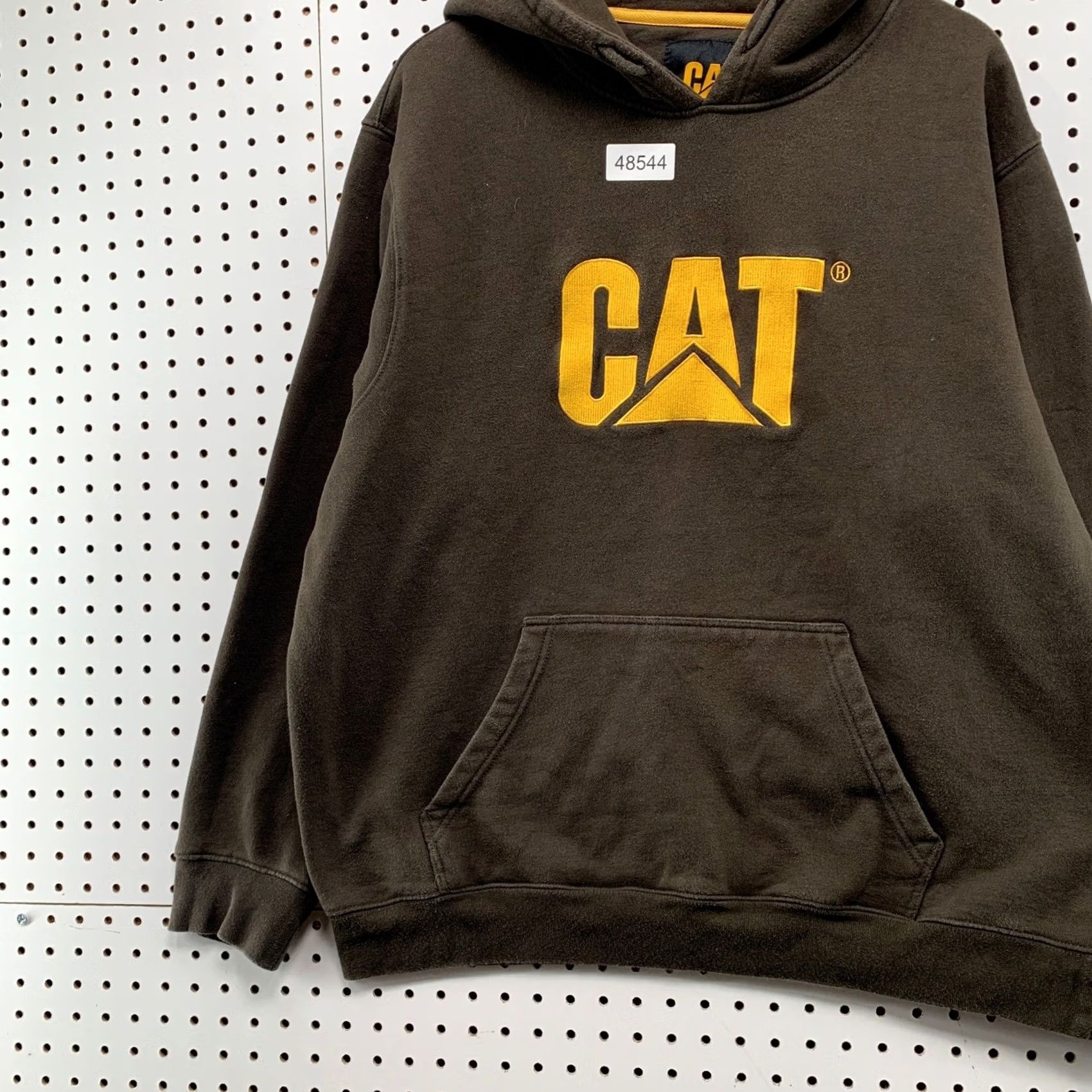 Caterpillar Vintage Caterpillar CAT Hoodie Mens XXL Brown Embroidered Logo Sweatshirt Size US XXL / EU 58 / 5 - 5 Thumbnail