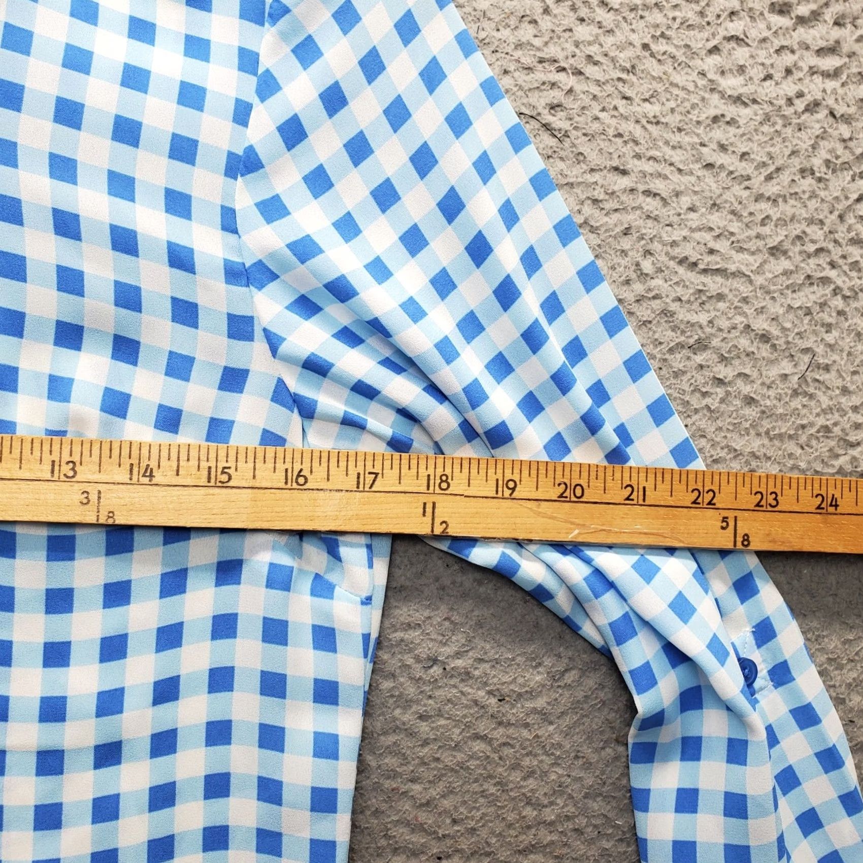 Denim & Co. Denim & Co. Shirt Womens 2XS Plaid Roll Tab Oversized Button-Up Multicolor Shirt Women 2XS Casual Size XXS / US 00 / IT 34 - 4 Thumbnail