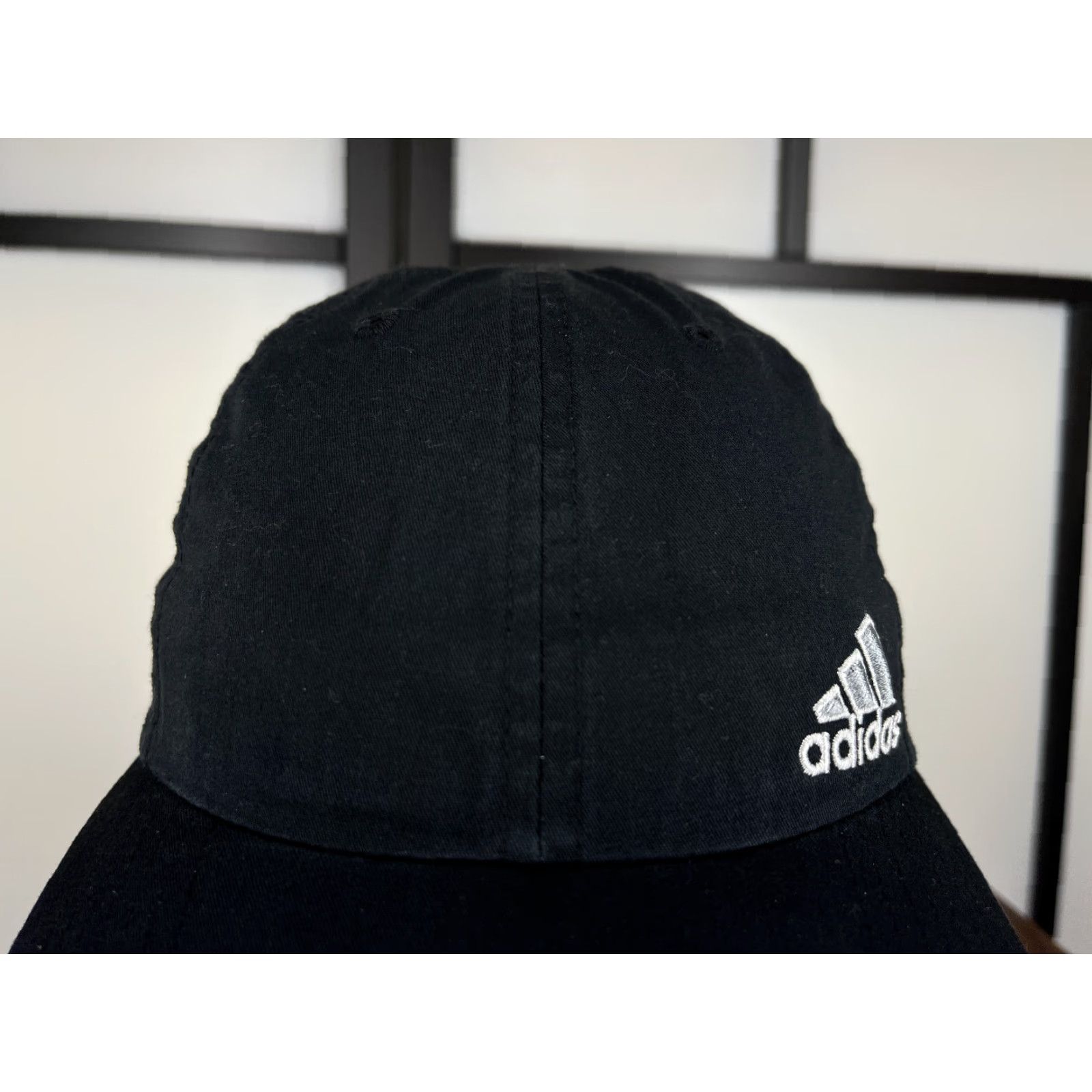 Adidas Adidas Hat Cap Strap Back Adult One Size Black Climalite Cotton Poly Golf Golfer Hat/Cap Adjustable Mens Size ONE SIZE - 2 Thumbnail