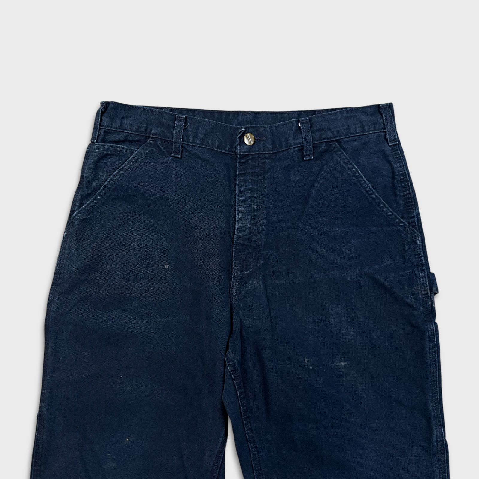 Carhartt × Vintage Carhartt Pants 34x30 Original Dungaree Work Carpenter Baggy Size US 34 / EU 50 - 2 Thumbnail