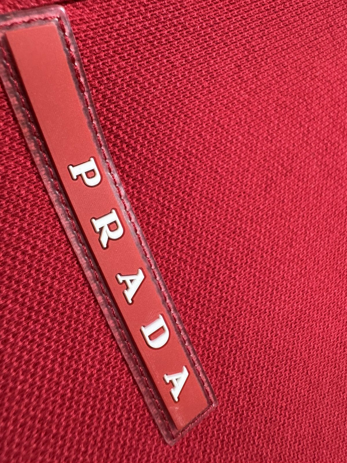 Prada Prada Red Tab Luxury Polo Shirt Size L Size US L / EU 52-54 / 3 - 5 Thumbnail