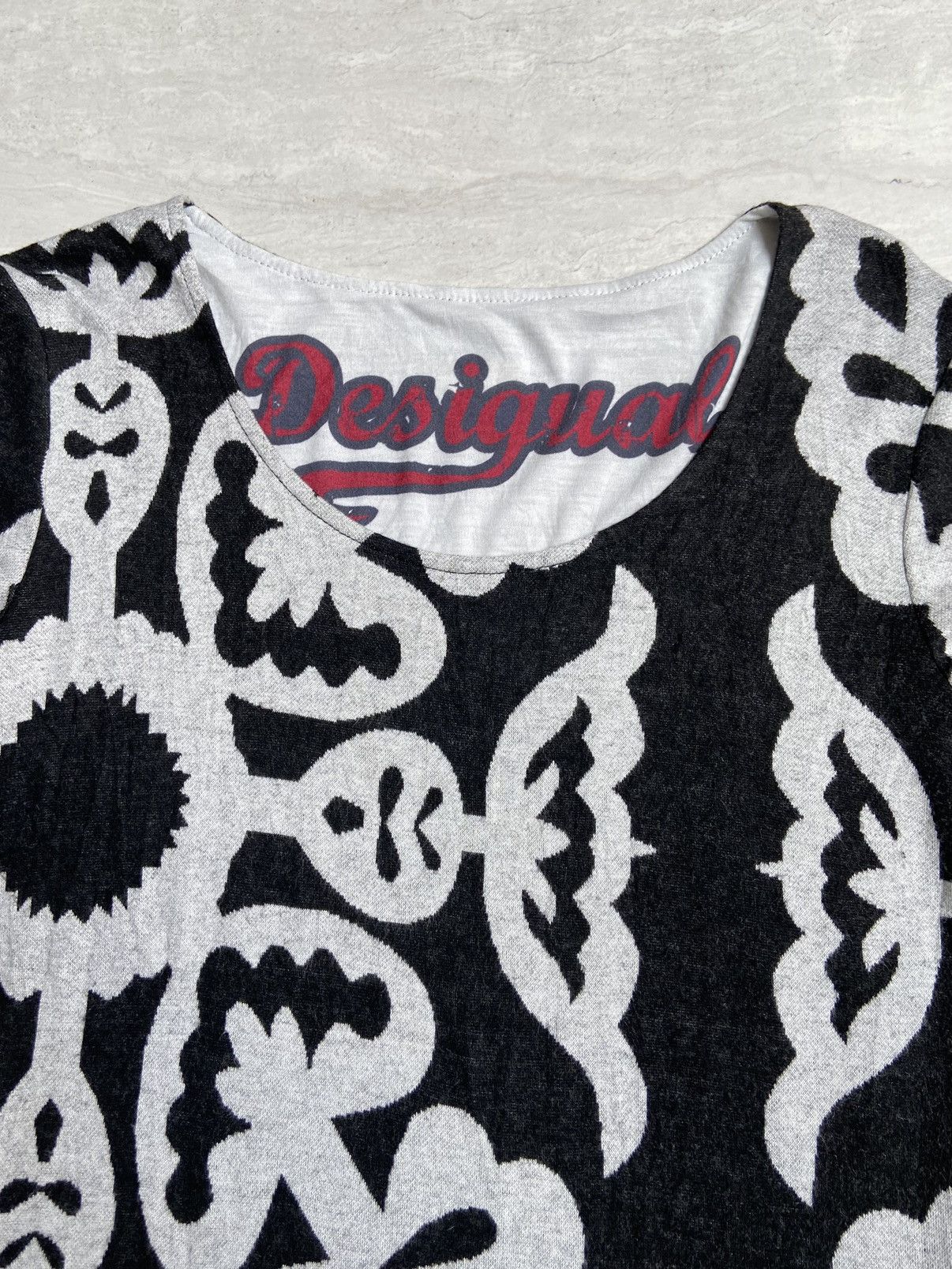 Desigual DESIGUAL Motive Midi Dress Size XS / US 0-2 / IT 36-38 - 10 Thumbnail