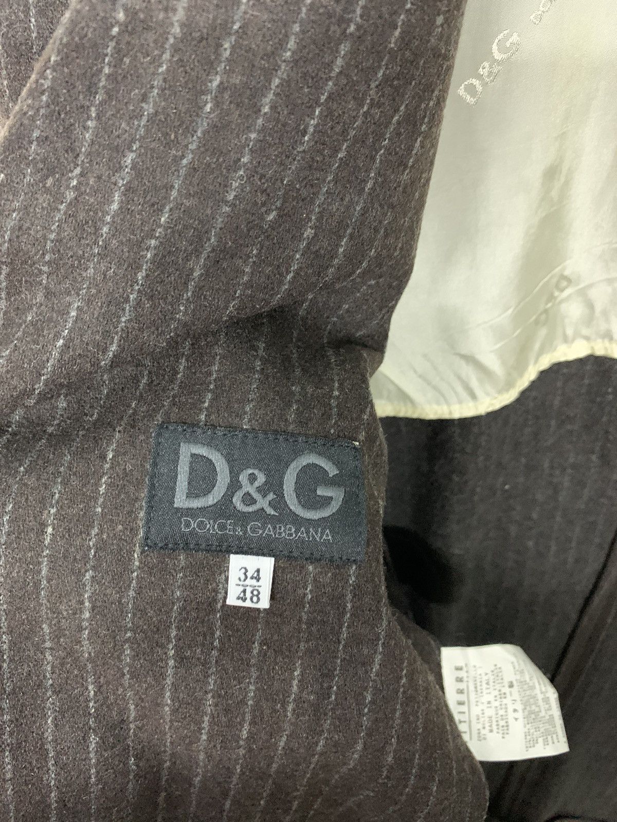 Designer × Dolce & Gabbana Rare Dolce & Gabbana Wool Blazer Button Down Made In Italy Size 48L - 5 Thumbnail