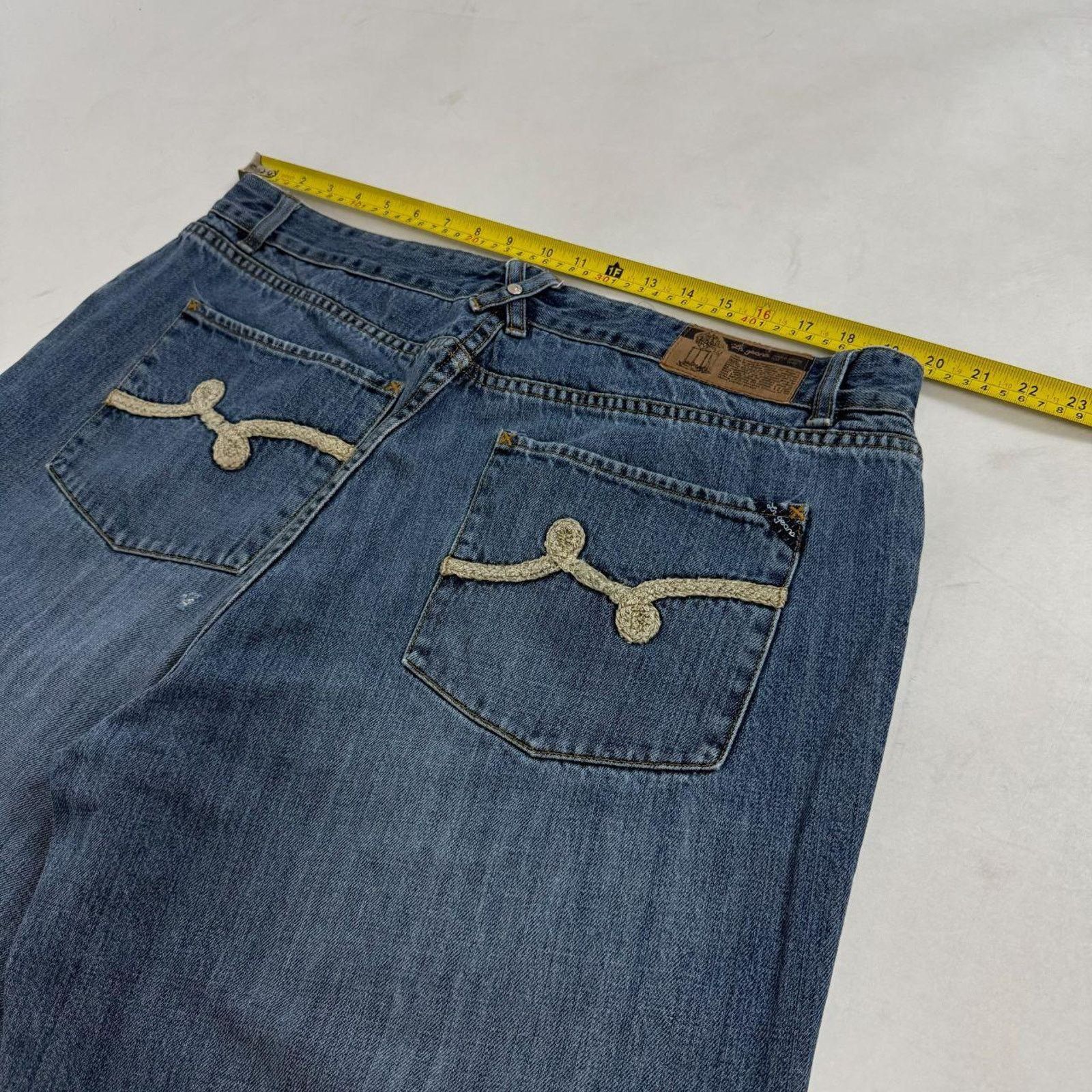 Ecko Unltd. × JNCO × Vintage Vintage y2k embroidered baggy skater wide leg archive jeans Size US 40 / EU 56 - 5 Thumbnail