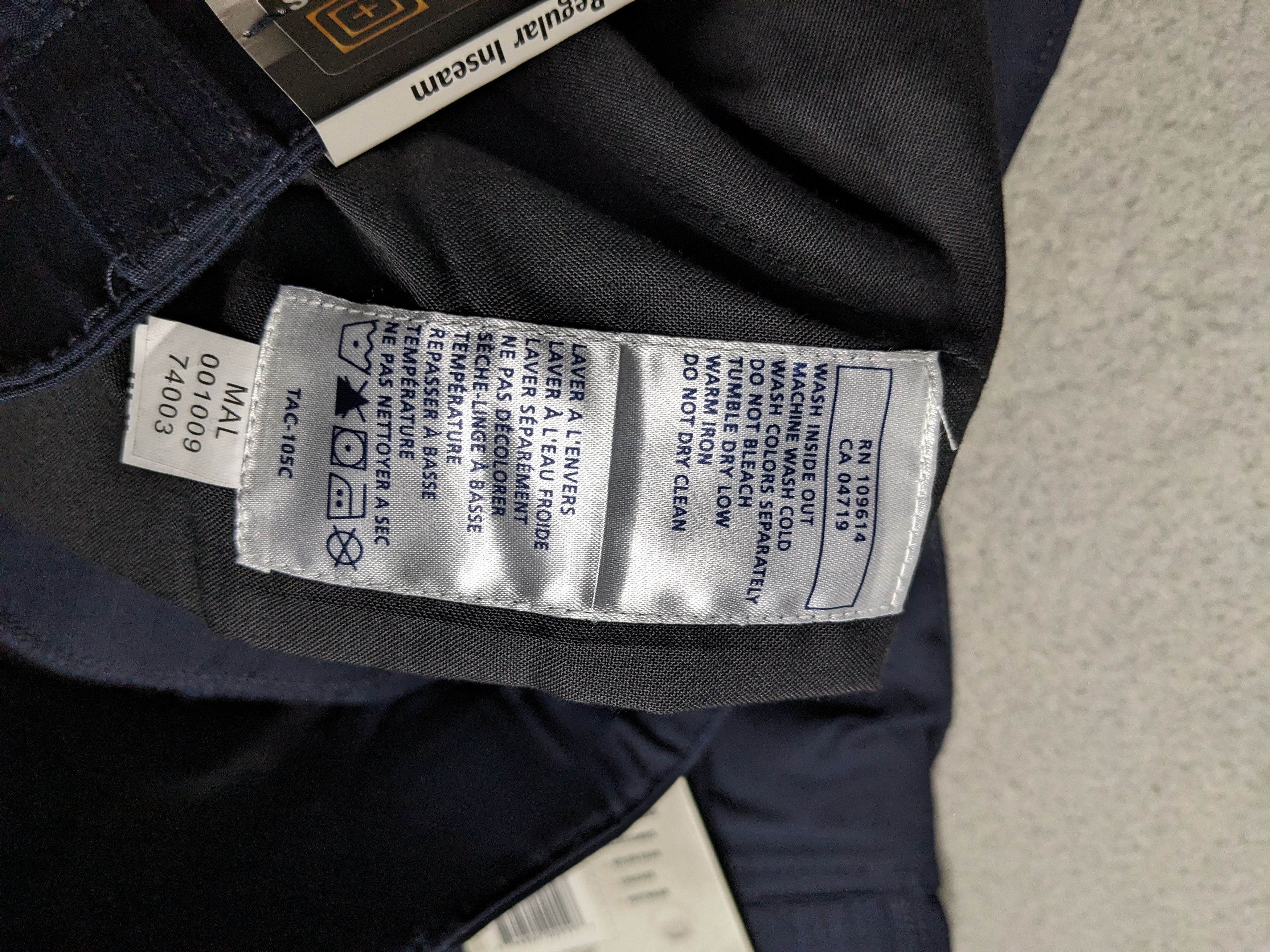 5.11 5.11 Tactical TDU Mens Pants 32x33 Medium/Regular Ripstop Size US 32 / EU 48 - 10 Thumbnail