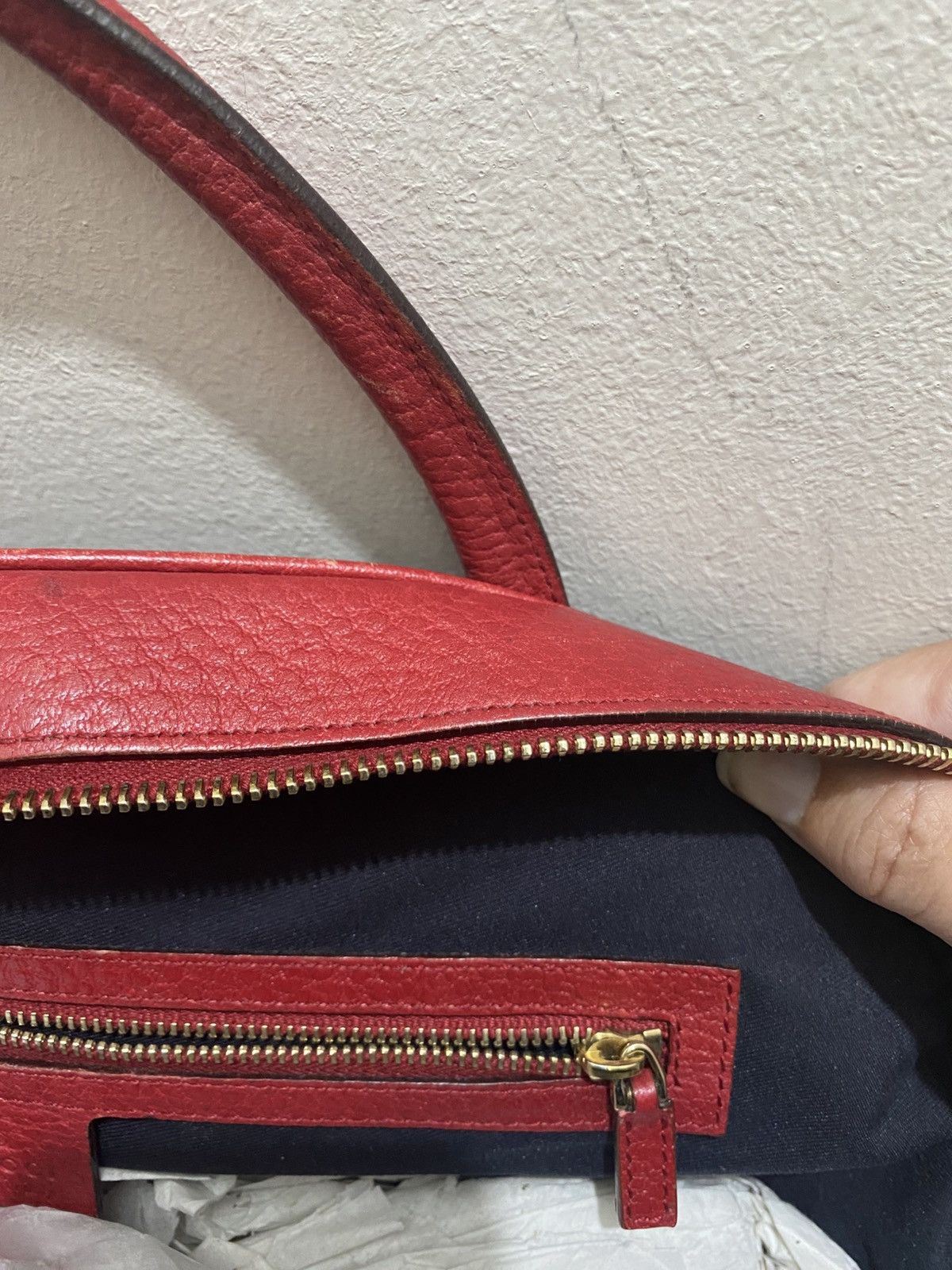 GUCCI LEATHER HANDBAG