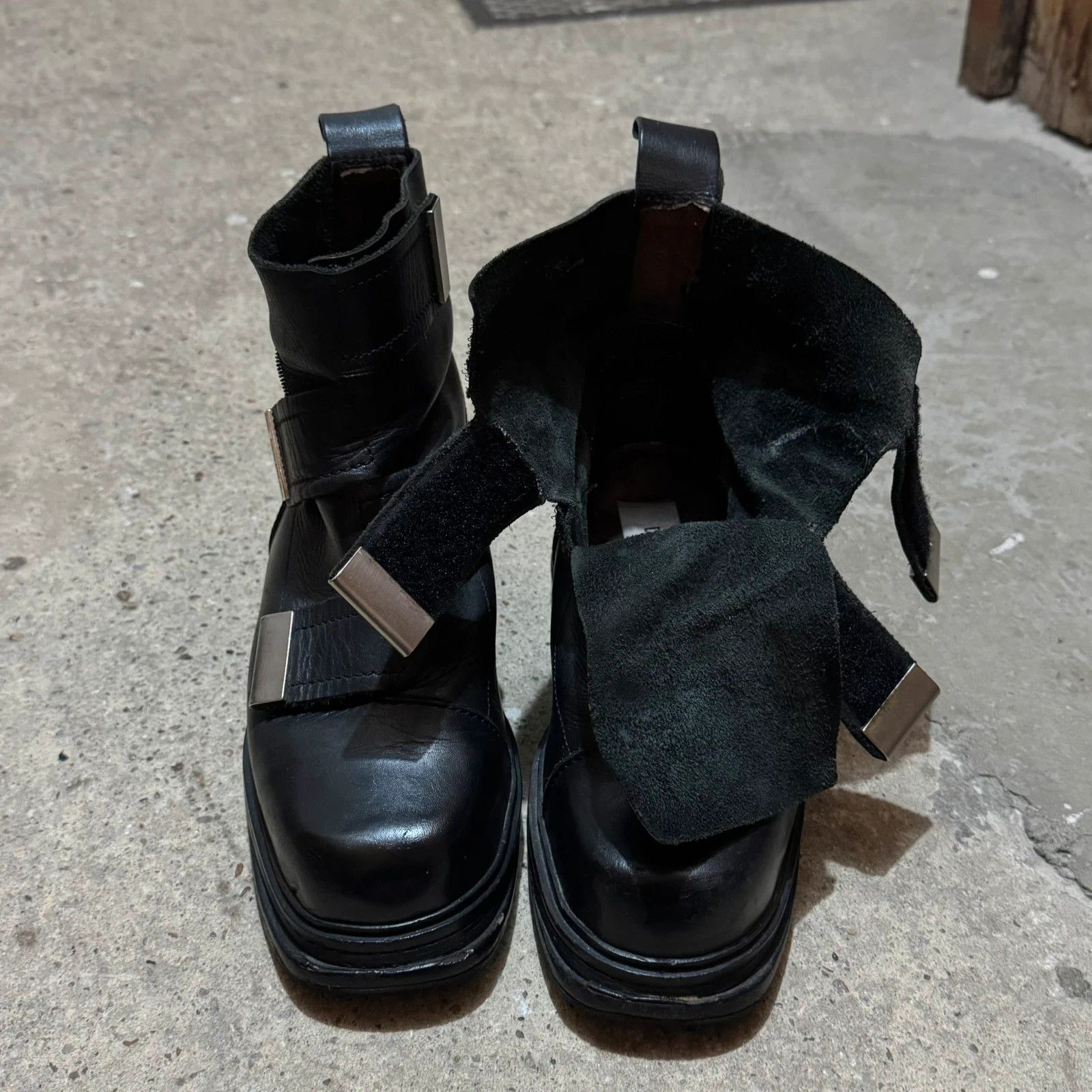 Dirk Bikkembergs F/W 1995 Dirk Bikkembergs quadstrap boots Size US 7.5 / IT 37.5 - 3 Thumbnail