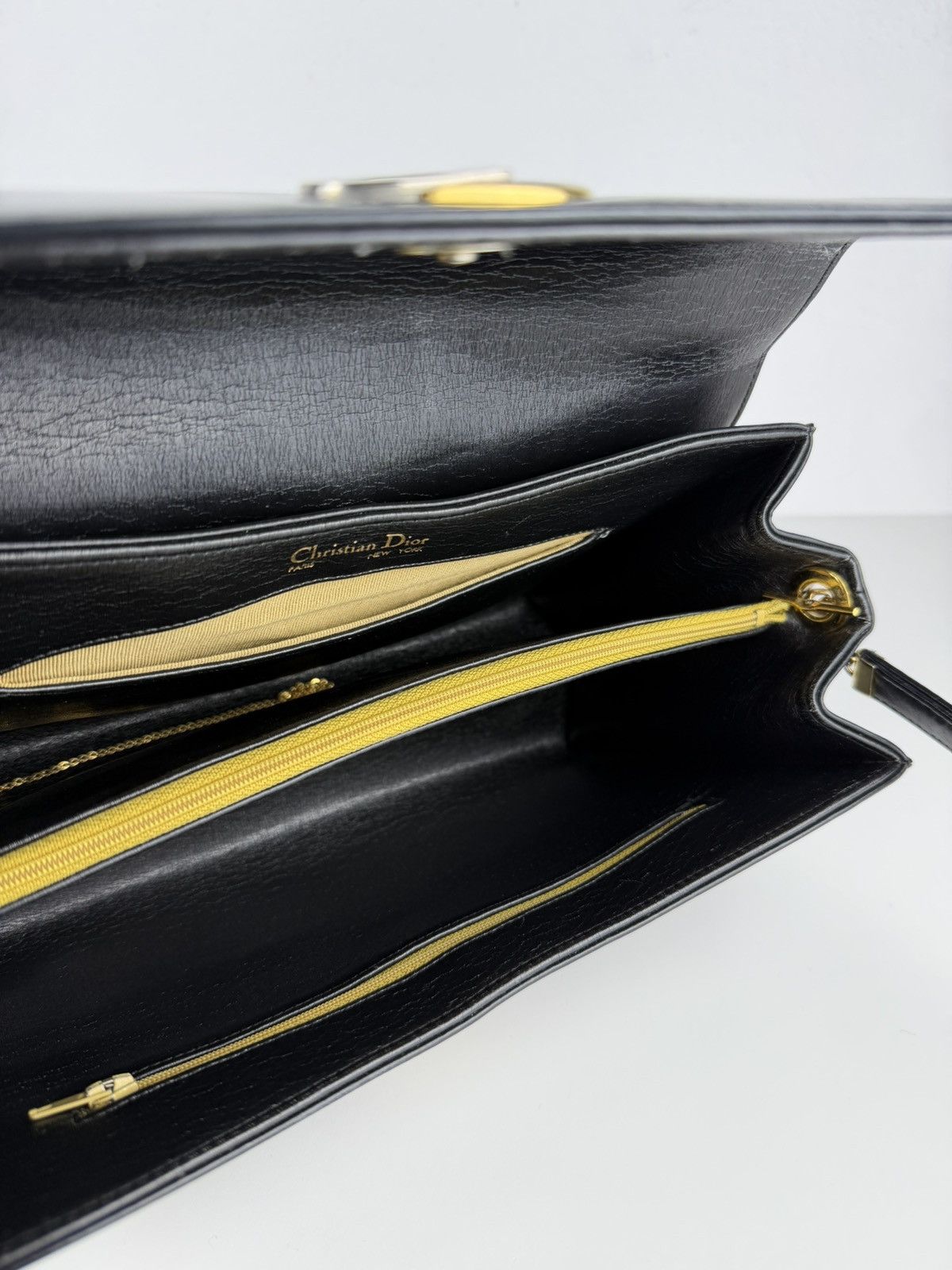 Dior Vintage 70s Dior box calf leather shoulder bag Size ONE SIZE - 18 Thumbnail