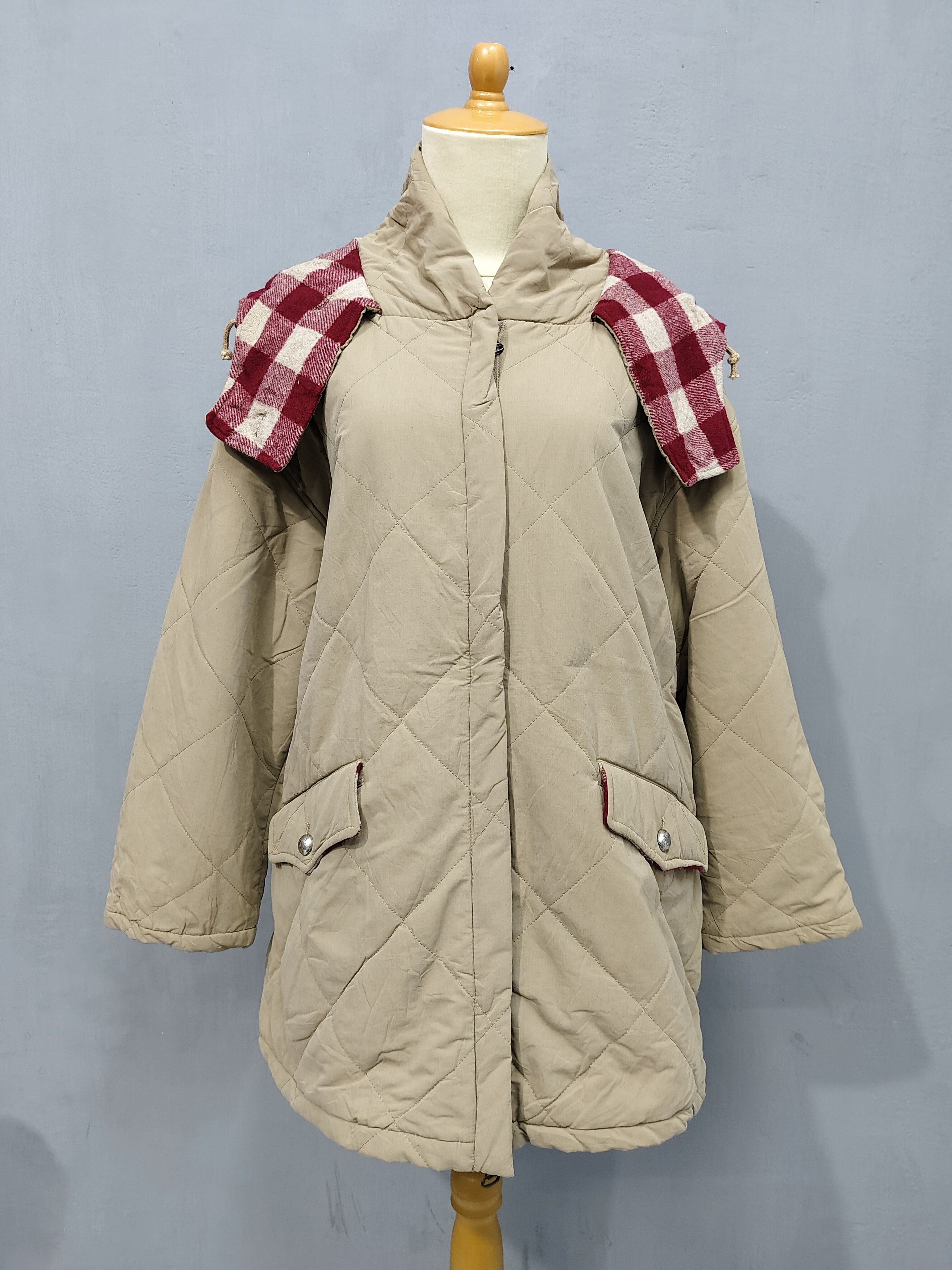 Emporio Armani 90s Emporio Armani- Giaccone Donna Quilted Hooded Jacket Size M / US 6-8 / IT 42-44 - 12 Thumbnail