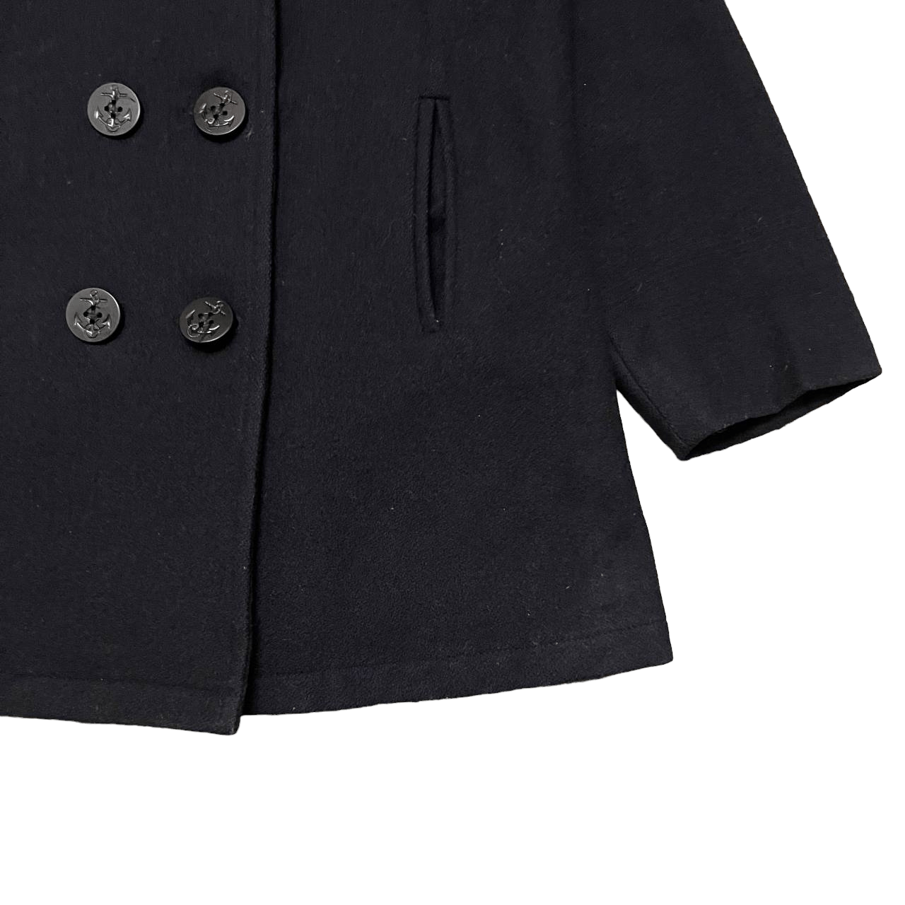 Woolrich Woolen Mills Vintage 80's Woolrich Wool Peacoat Size M / US 6-8 / IT 42-44 - 4 Thumbnail