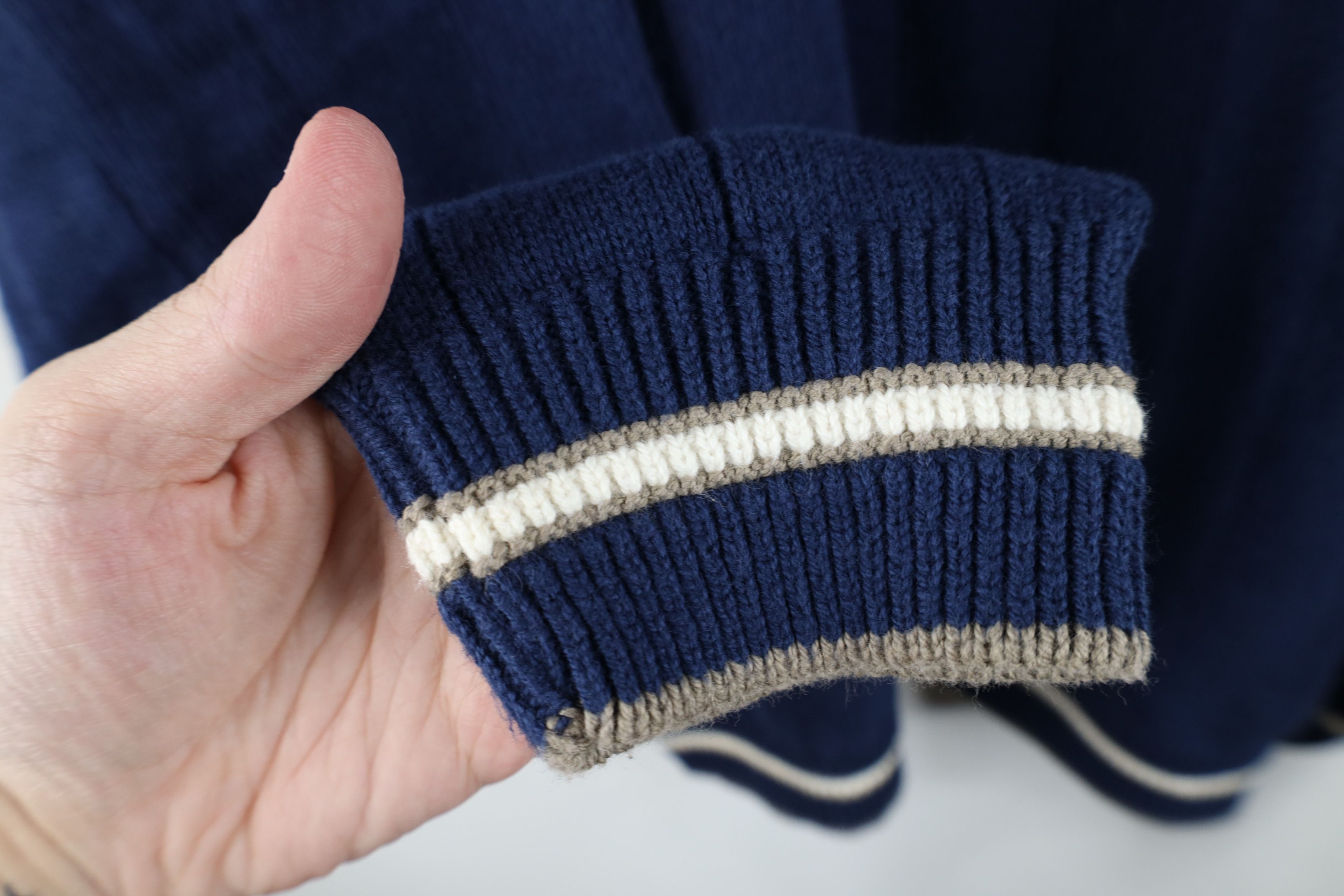 Vintage Vintage 90s D Detroit Tigers Baseball Knit Sweater USA Size US XXL / EU 58 / 5 - 6 Thumbnail