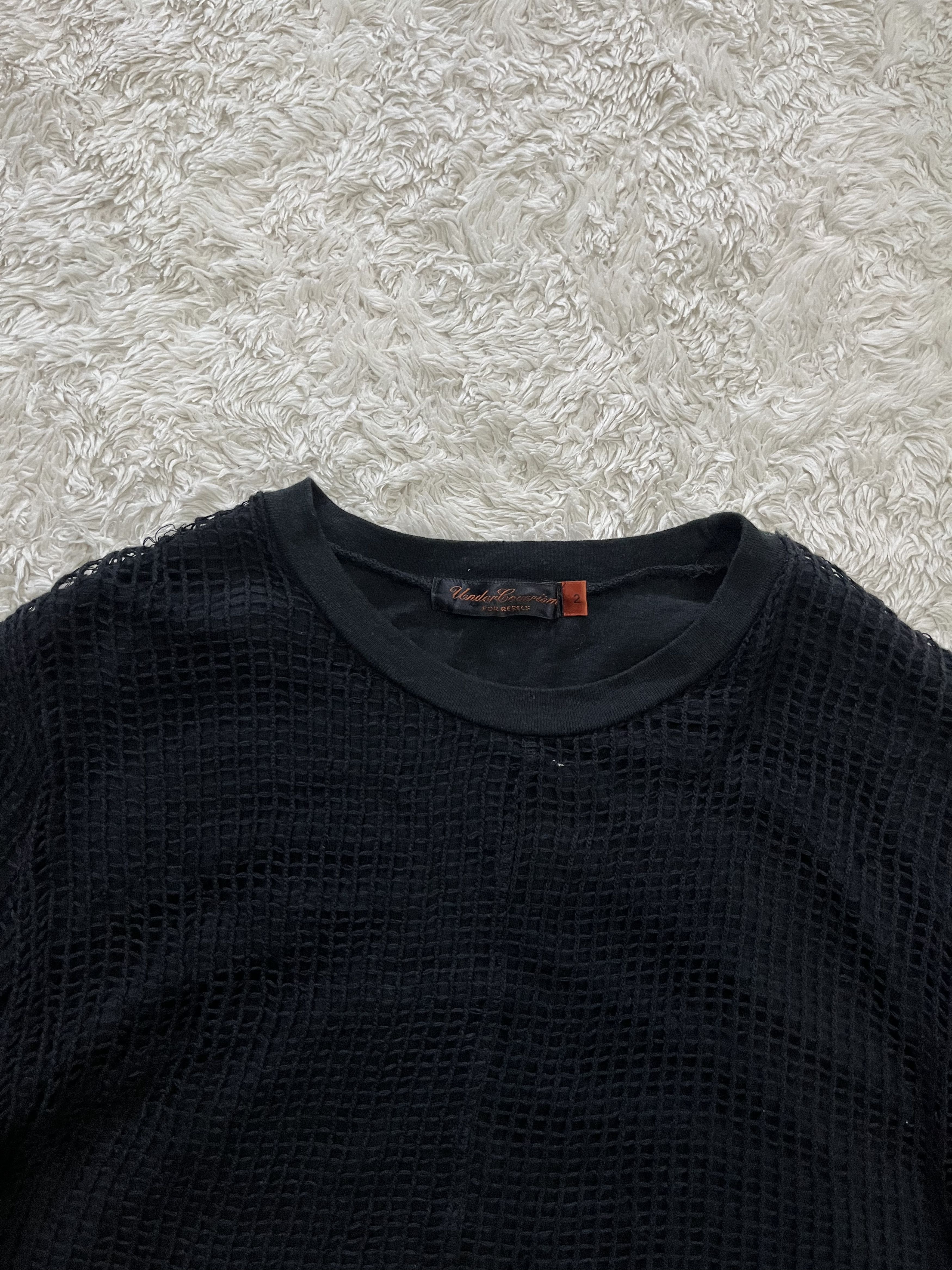 Undercover AW06 - 07 undercover mesh double layered shirt Size US M / EU 48-50 / 2 - 5 Thumbnail