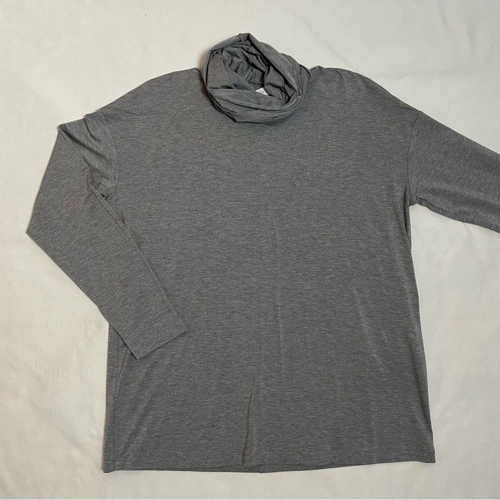 Max Mara NWT New $195 Max Mara Leisure Antony Polo Grey Turtleneck T Size M / US 6-8 / IT 42-44 - 5 Thumbnail