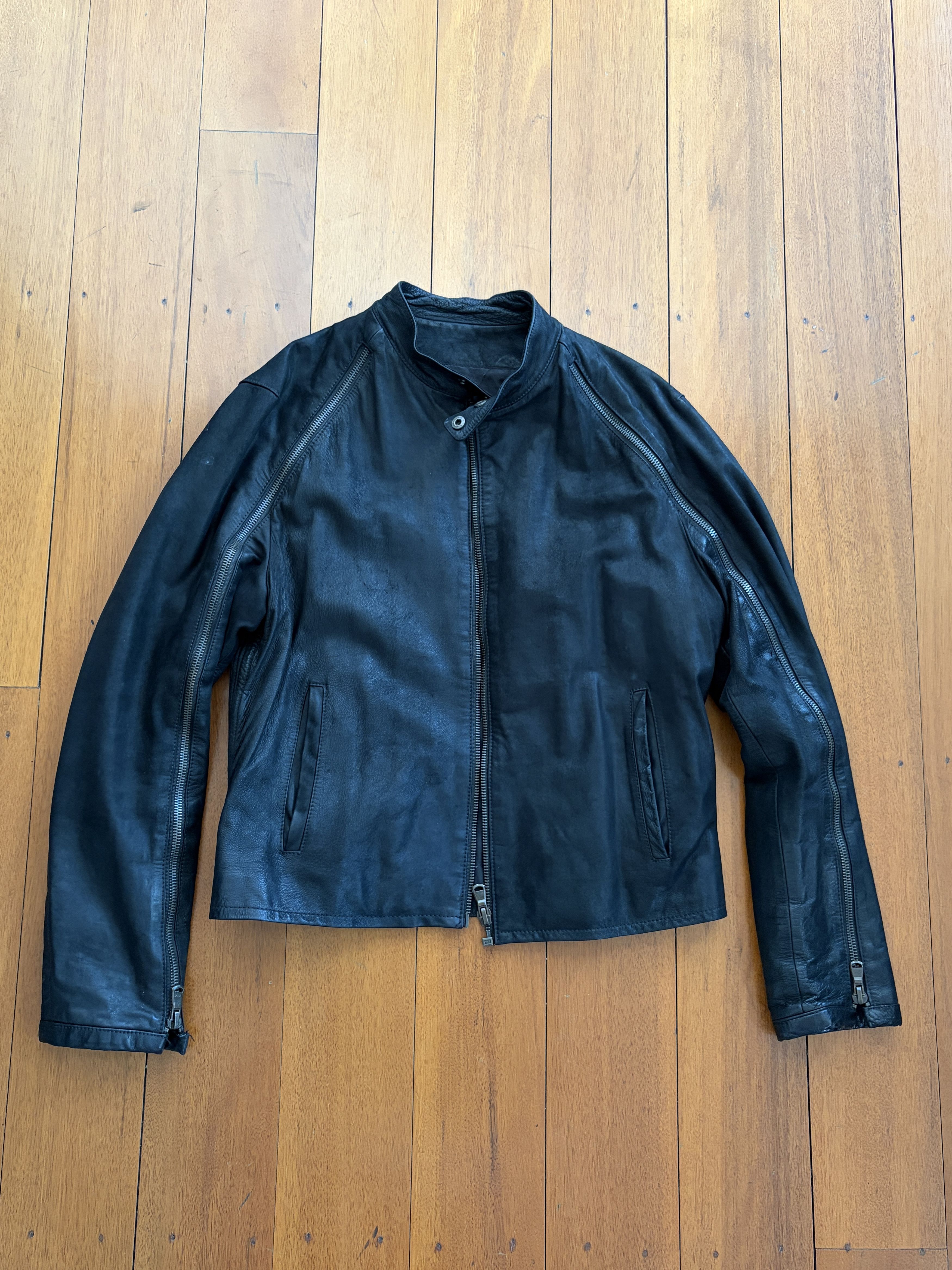 Vintage Biker Leather Jacket