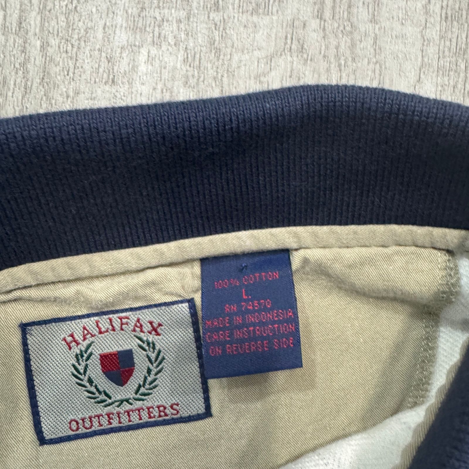 Vintage Vintage Halifax Outfitters Pool Billiards Polo Shirt Large Size US L / EU 52-54 / 3 - 4 Thumbnail
