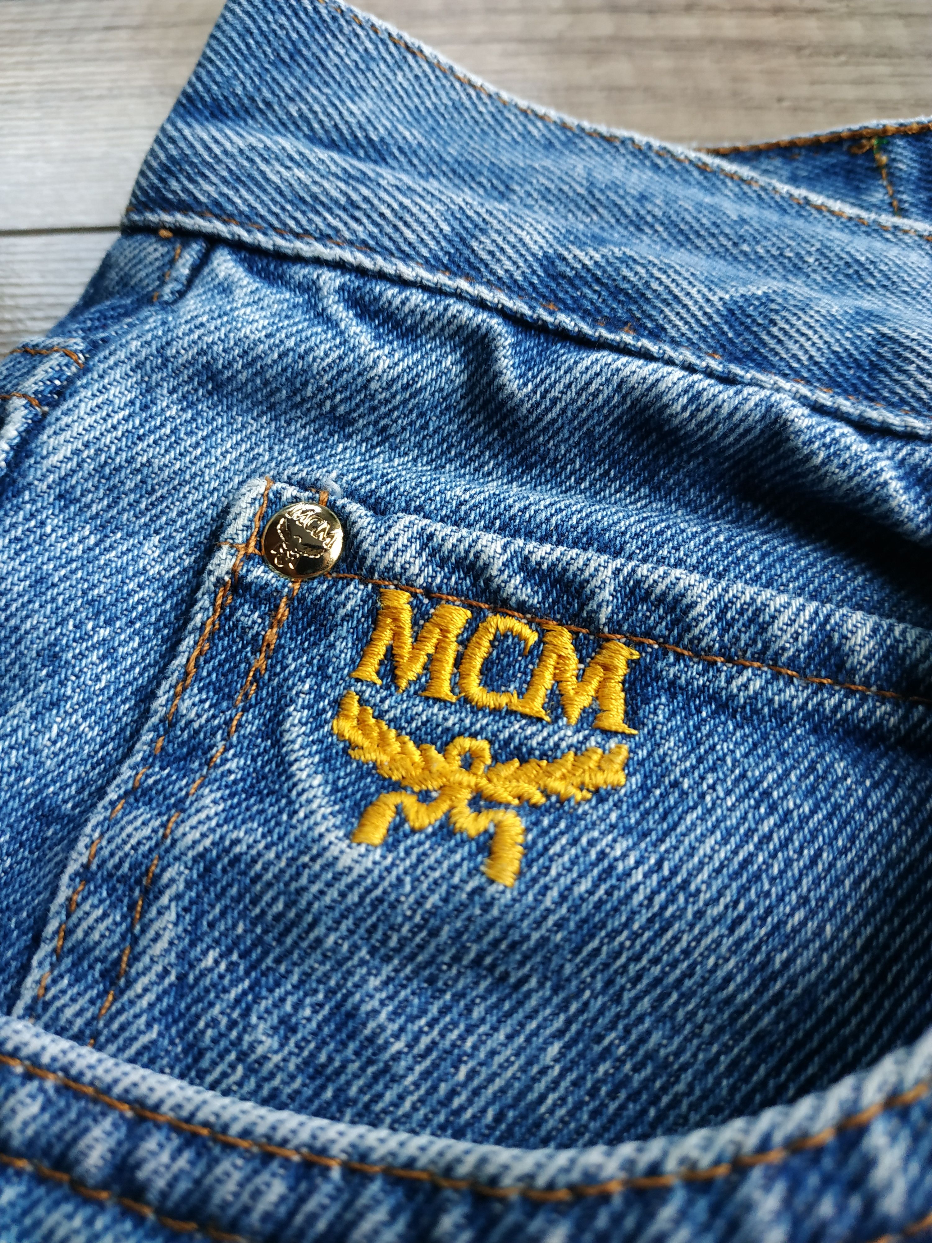 MCM × Vintage MCM Tapered Slim Fit Vintage 90's Women's Jeans, s.28 (XS-S) Size 28" / US 6 / IT 42 - 8 Thumbnail