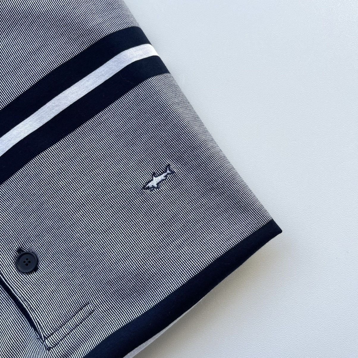 Paul & Shark × Vintage Paul & Shark Yachting Vintage Stripe Pure Cotton Polo Shirt Size US M / EU 48-50 / 2 - 6 Thumbnail