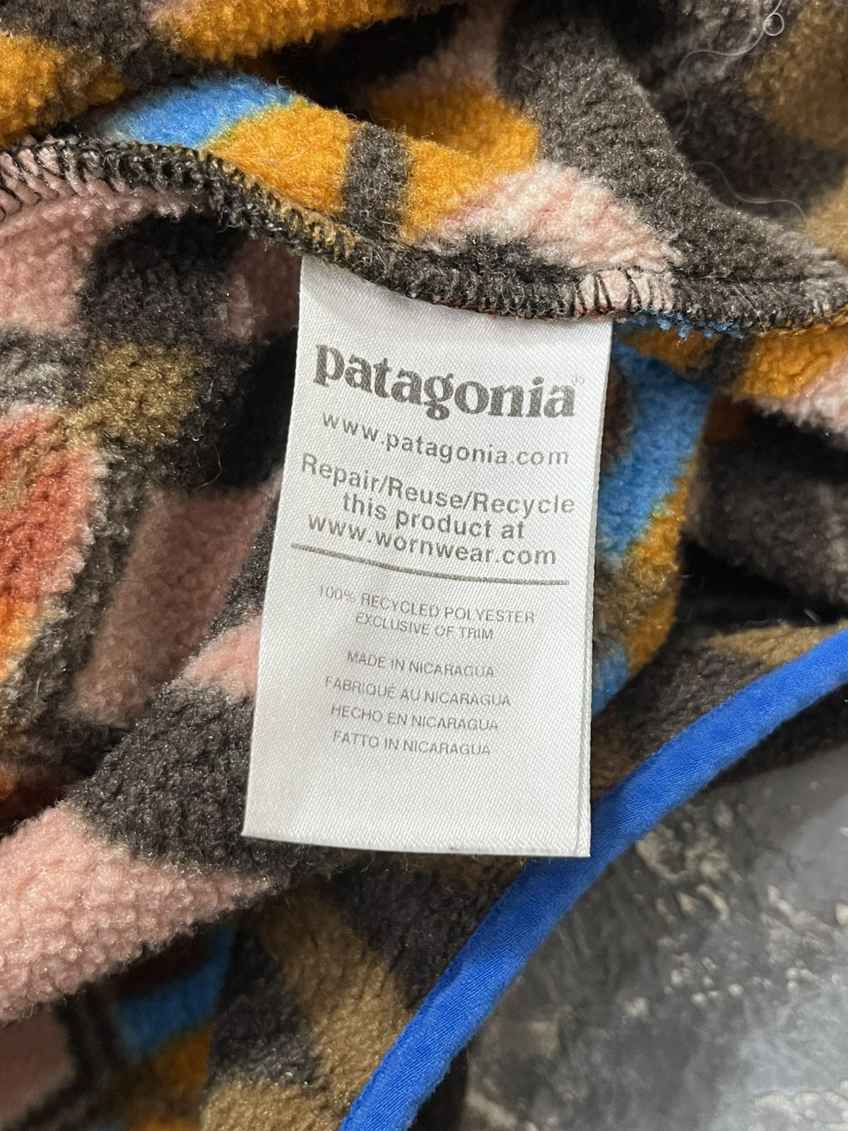 Patagonia Patagonia Synchilla Snap T Rare aztec pattern fleece Size US S / EU 44-46 / 1 - 4 Thumbnail