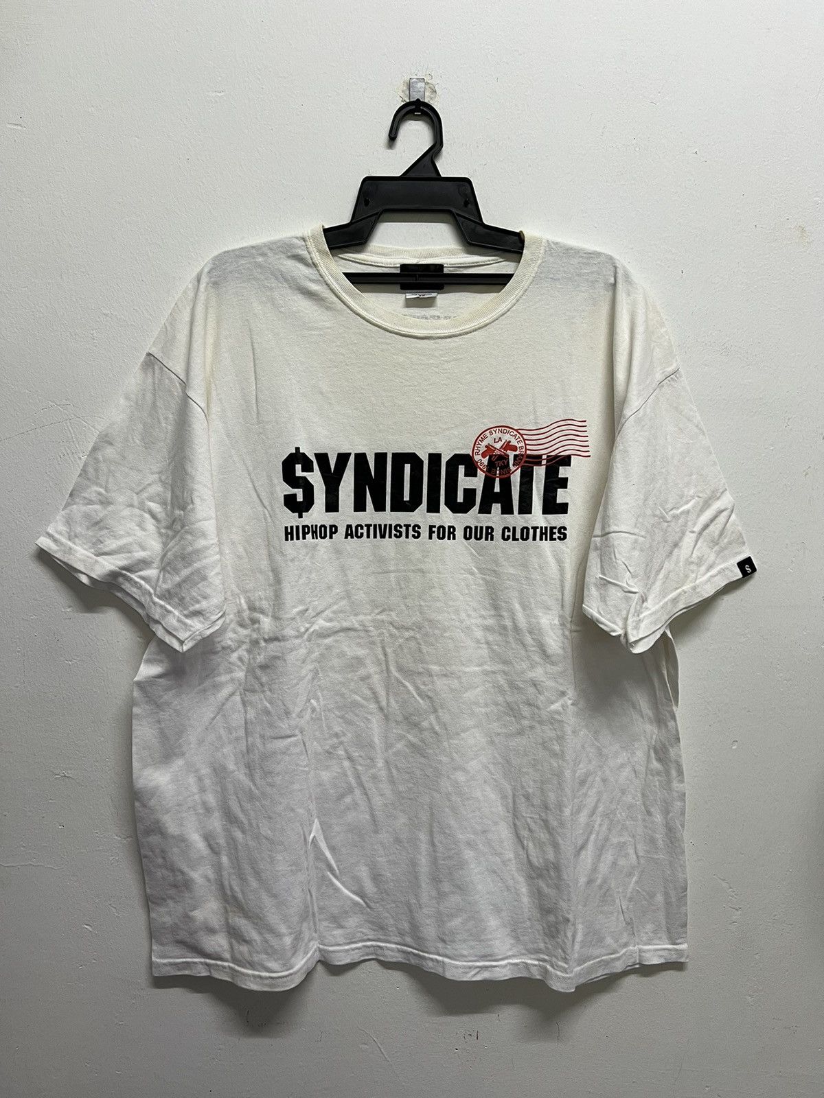 Rap Tees × Vintage Vintage 90’s Rhyme Syndicate Hip Hop RapTees Size US XXL / EU 58 / 5 - 1 Thumbnail