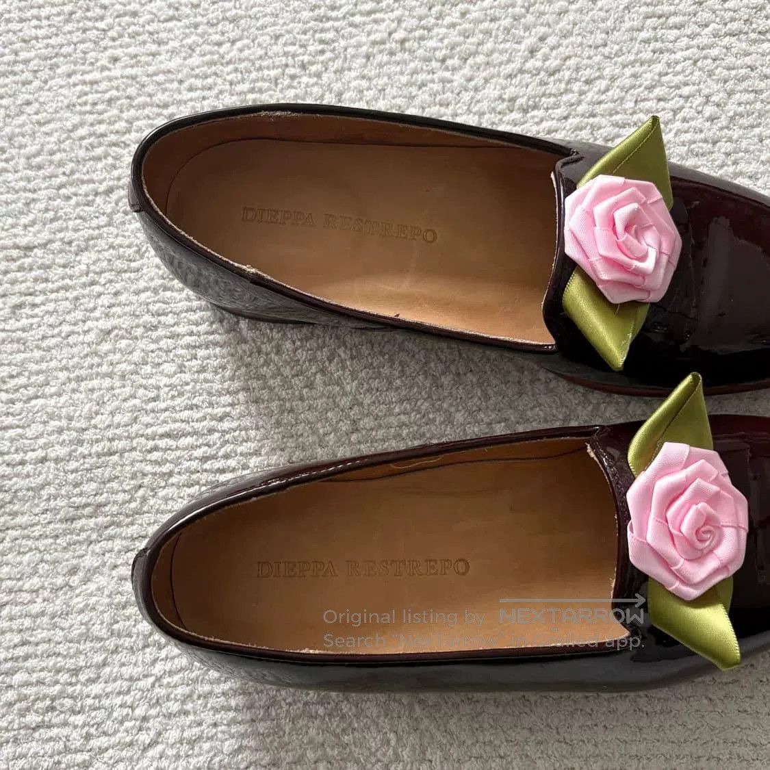 Vintage Vintage Floral Mary Jane Shoes. Size US 8.5 / IT 38.5 - 4 Thumbnail