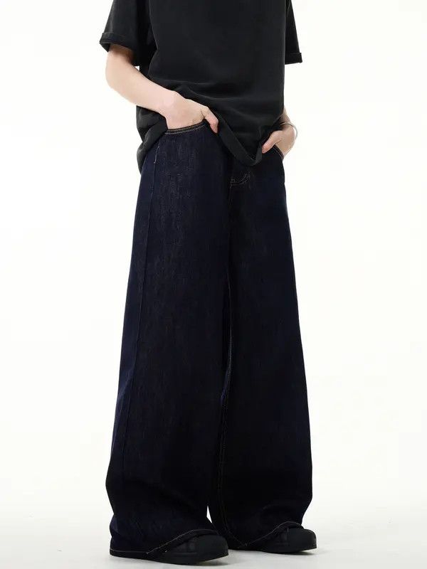 Japanese Brand Miyuki x Riyo American simple retro blue straight jeans Size US 32 / EU 48 - 4 Thumbnail