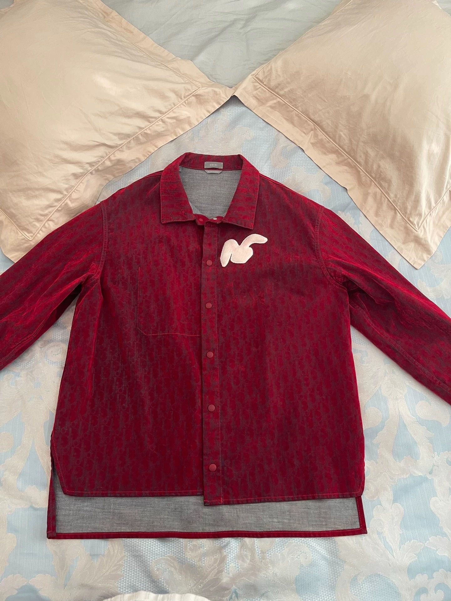 Dior Dior Flocked All-Over Logo New Jacket 54 Size US L / EU 52-54 / 3 - 1 Thumbnail