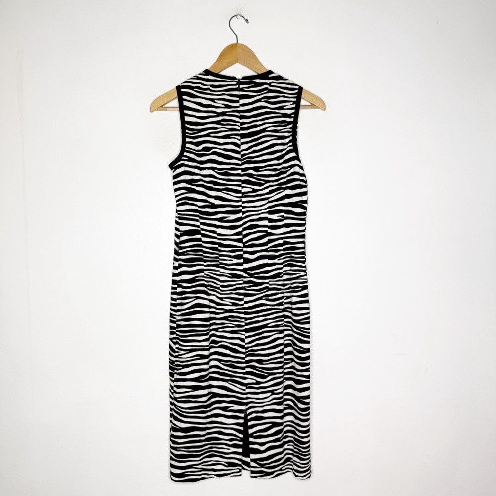 Michael Kors MICHAEL KORS COLLECTION Zebra Print Sheath Dress Size 8 Size M / US 6-8 / IT 42-44 - 6 Thumbnail