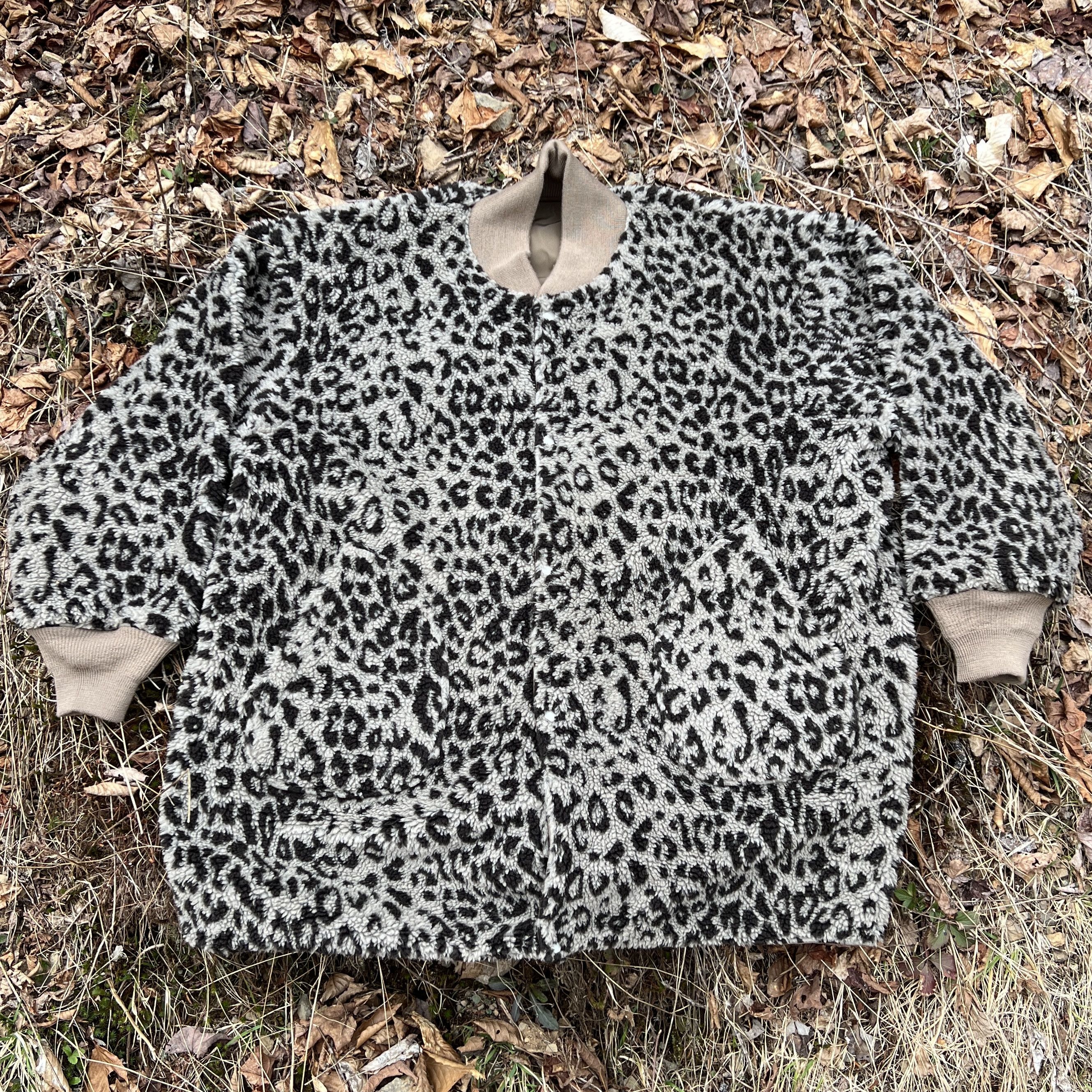 Engineered Garments FW20, Reversible Leopard Print Shearling Coat