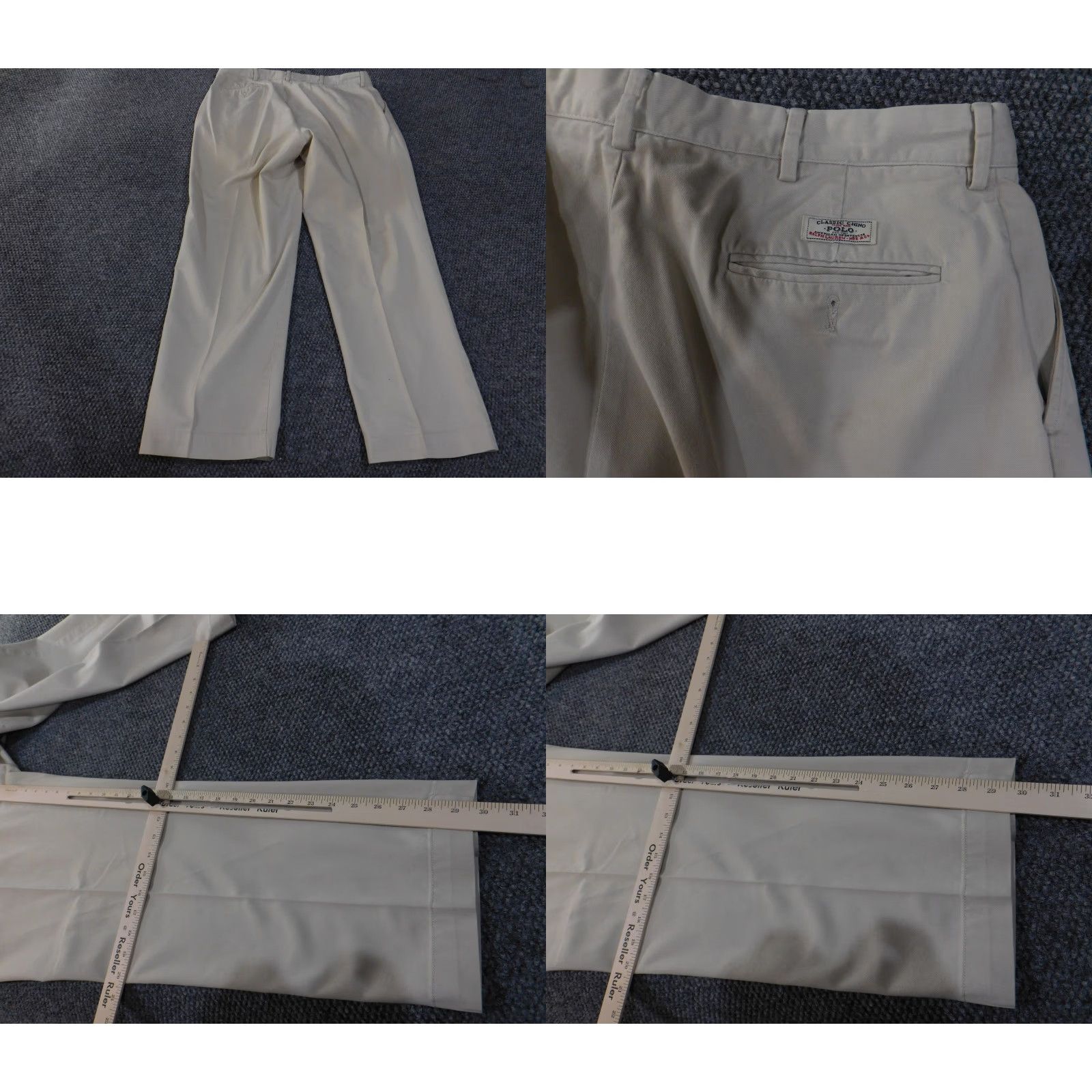 Polo Ralph Lauren Polo Ralph Lauren Pants Mens 36x30 Khaki Classic Chino Pleated Casual Beige Size US M / EU 48-50 / 2 - 8 Thumbnail