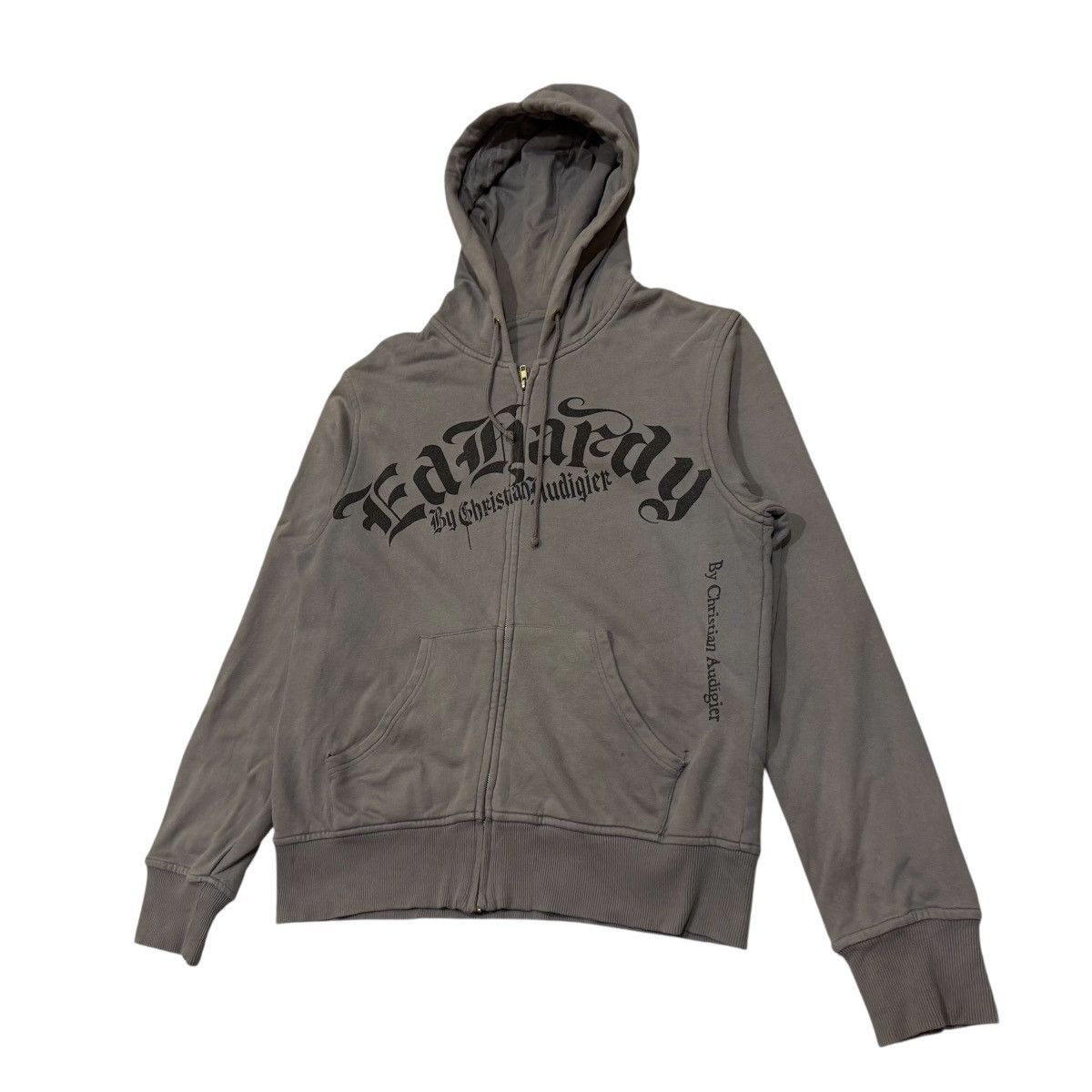 Ed Hardy Vintage Y2K Ed Hardy Skull Tiger Zip Up Hoodie Grey Tattoo Size US L / EU 52-54 / 3 - 5 Thumbnail