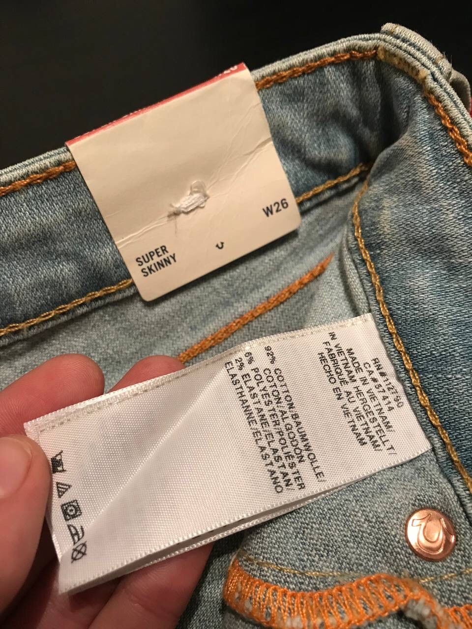 True Religion New jeans True Religion Super skinny vintage Size 26" / US 2 / IT 38 - 9 Thumbnail