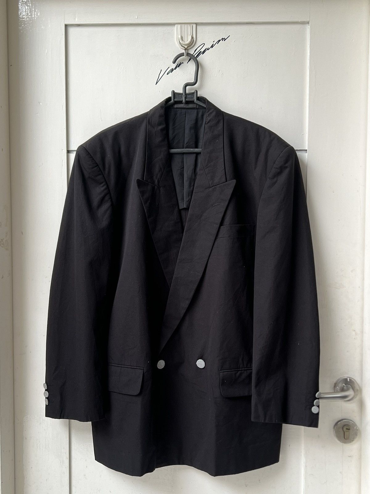 Comme des Garcons Comme Des Garcons Homme Black Suit Blazers Size 54L - 1 Thumbnail